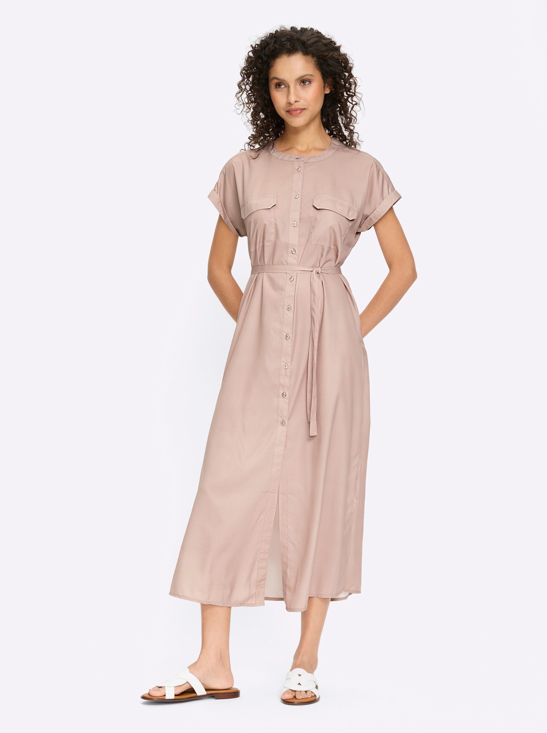 heine Etuikleid Kleid Langarm