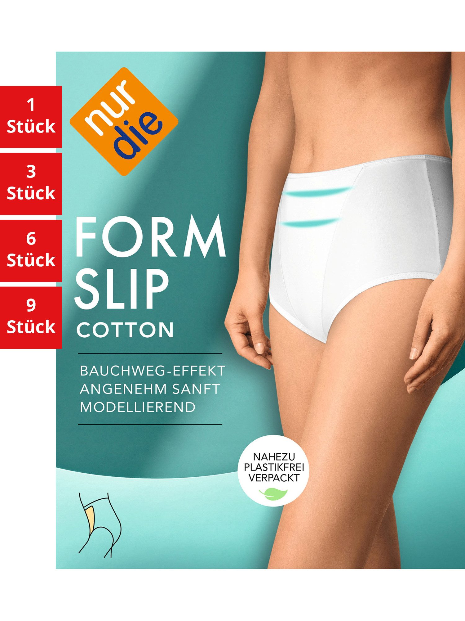 Slip Formslip Cotton Damen