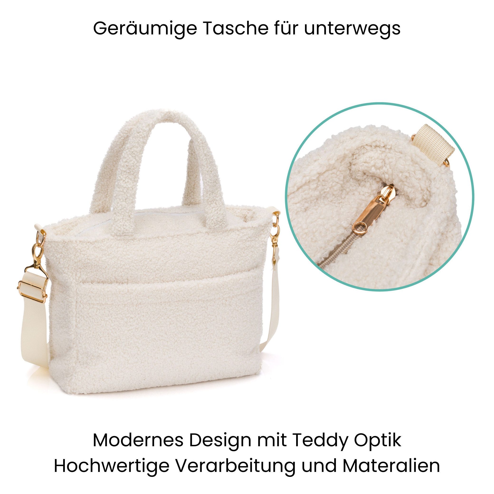 Fillikid Wickeltasche Wickeltasche Teddy Small Exklusiv