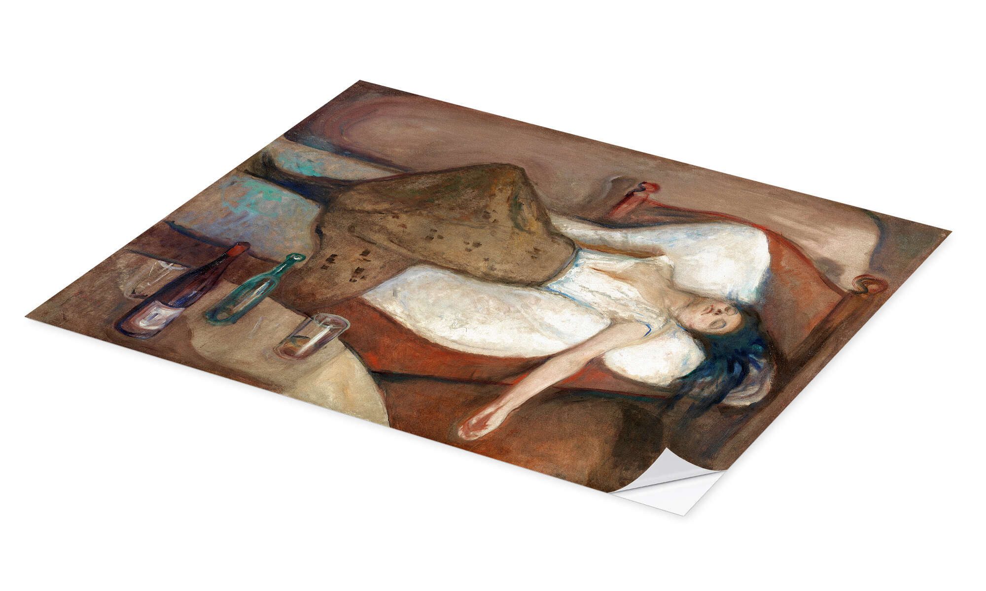 Posterlounge Wandbild Der Tag danach, Edvard Munch, erhältlich als Poster, Leinwandbild, Wandsticker oder Acrylglasbild