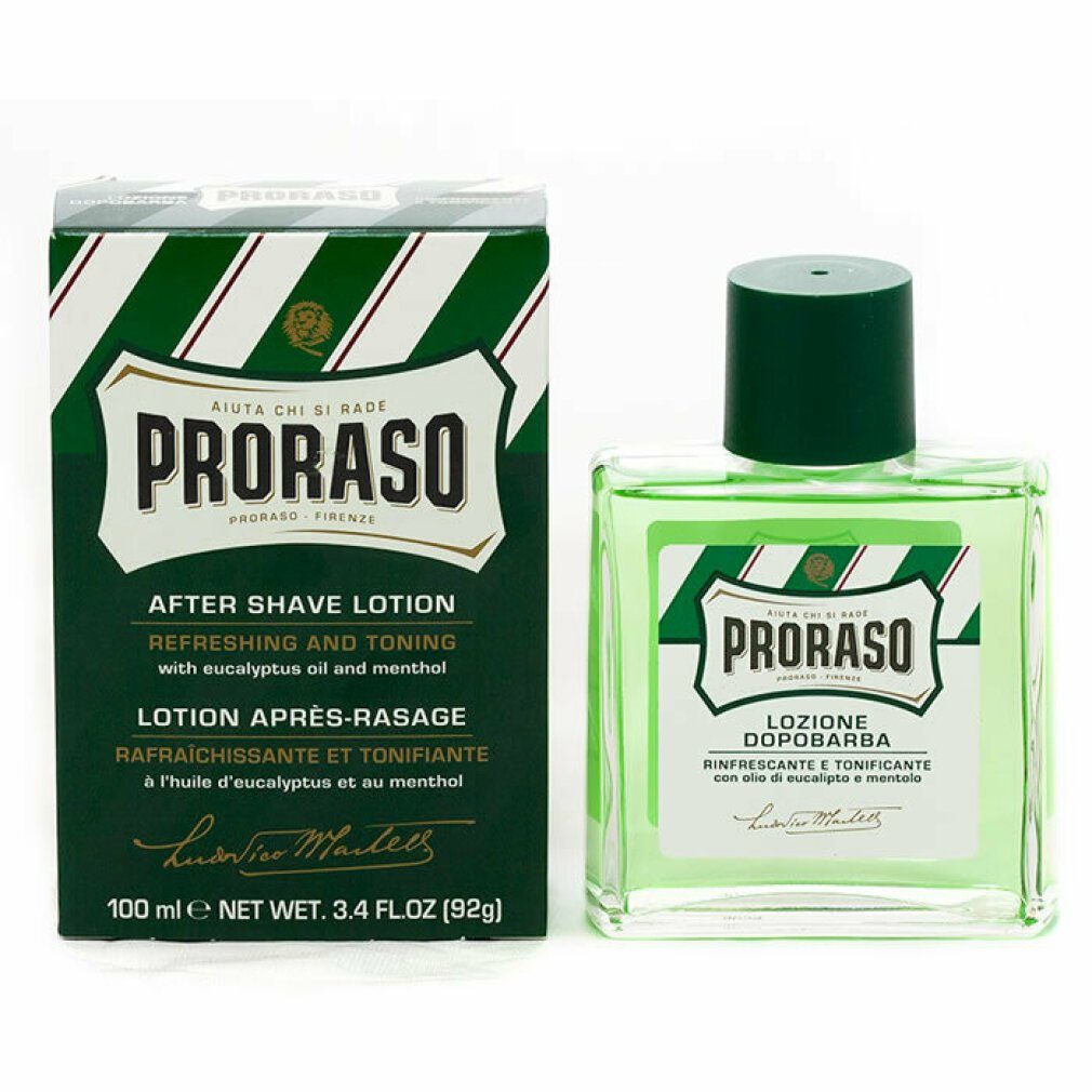 100ml Lotion Refreshing Körperpflegemittel After Shave PRORASO Proraso