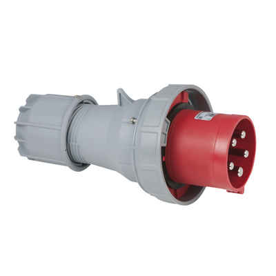 PCE Kabelverbinder-Sortiment PCE CEE 125 A/400 V 5-pin Plug male Rot - IP67