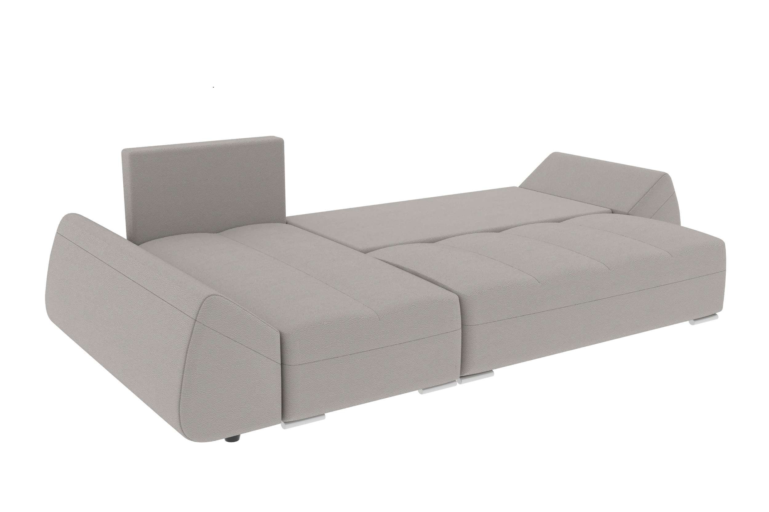 Stylefy Ecksofa Sofa, Bettkasten, Eckcouch, Bettfunktion, L-Form, Modern Sitzkomfort, Sienna, mit Design mit