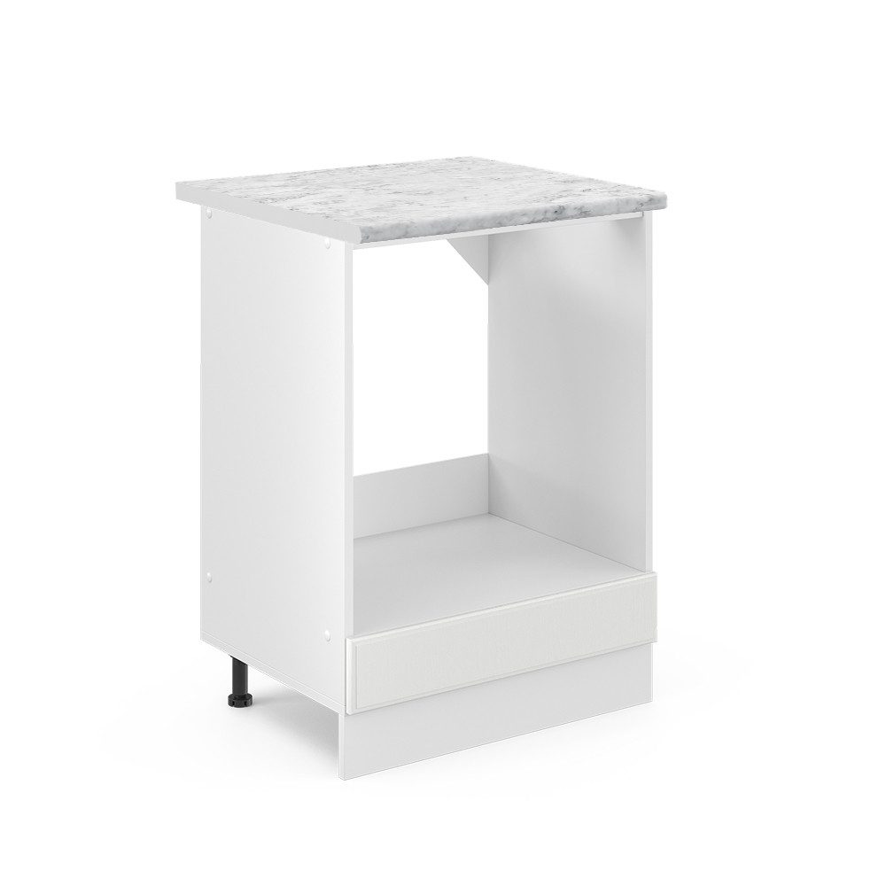 Vicco Herdumbauschrank R-Line Weiß Landhaus/Weiß 60 cm ohne Arbeitsplatte günstig online kaufen