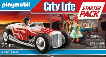 Playmobil® Konstruktions-Spielset Starter Pack Hot Rod (71078), City Life, Made in Germany