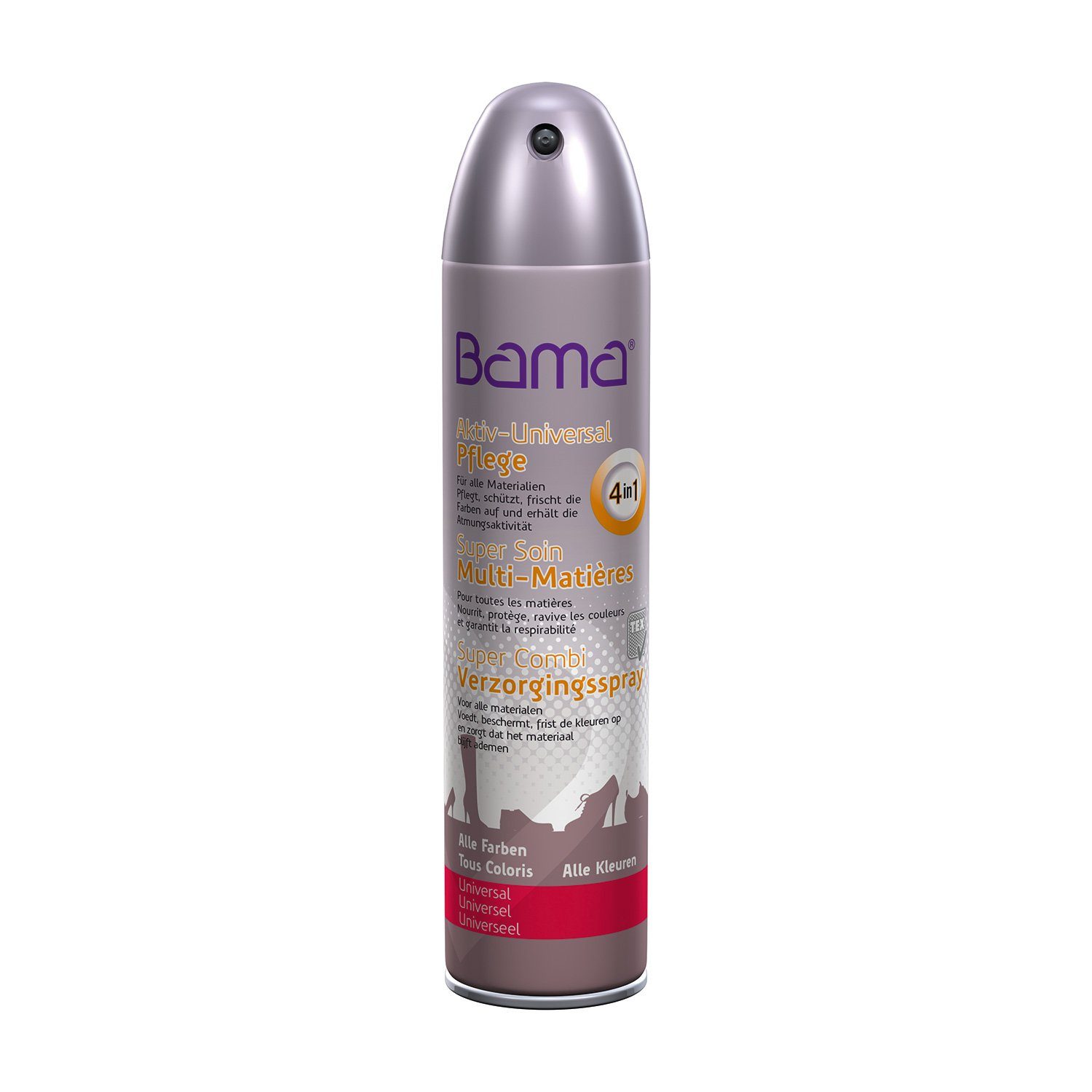 BAMA Group Bama Aktiv-Universal auf Schuhcreme die Pflegt,Schützt,frischt Farbe 300ml Pflege