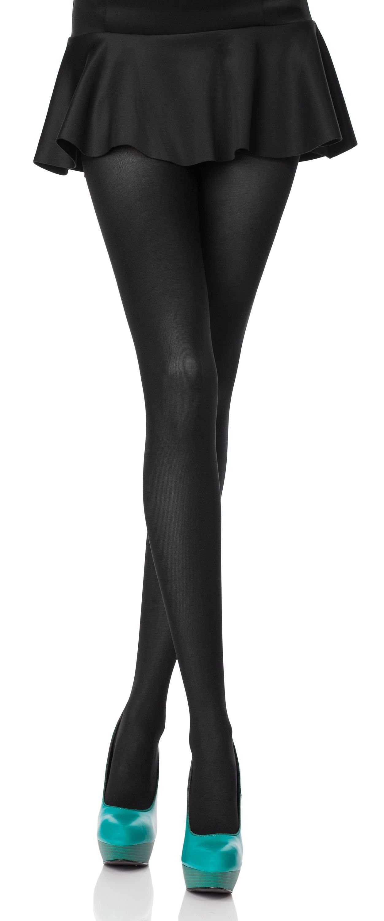 Merry 40 40 Damen (1 Style Microfaser St) DEN Schwarz Strumpfhose DEN Strumpfhose