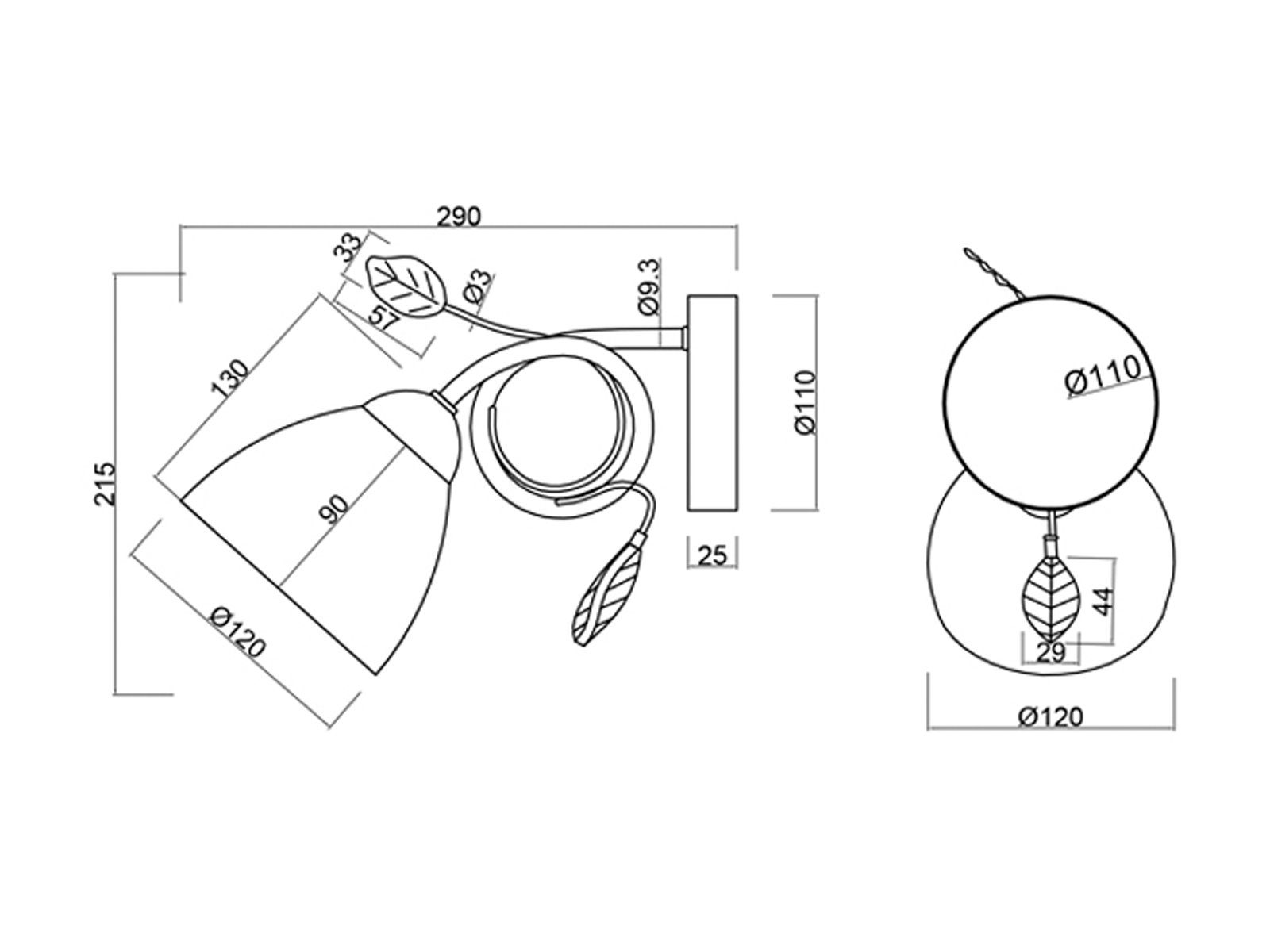 TRIO Leuchten LED Wandleuchte, Dimmfunktion, LED wechselbar, Warmweiß, Wandbeleuchtung innen Florentiner Lampe Treppenhaus, Rostoptik H: 21cm