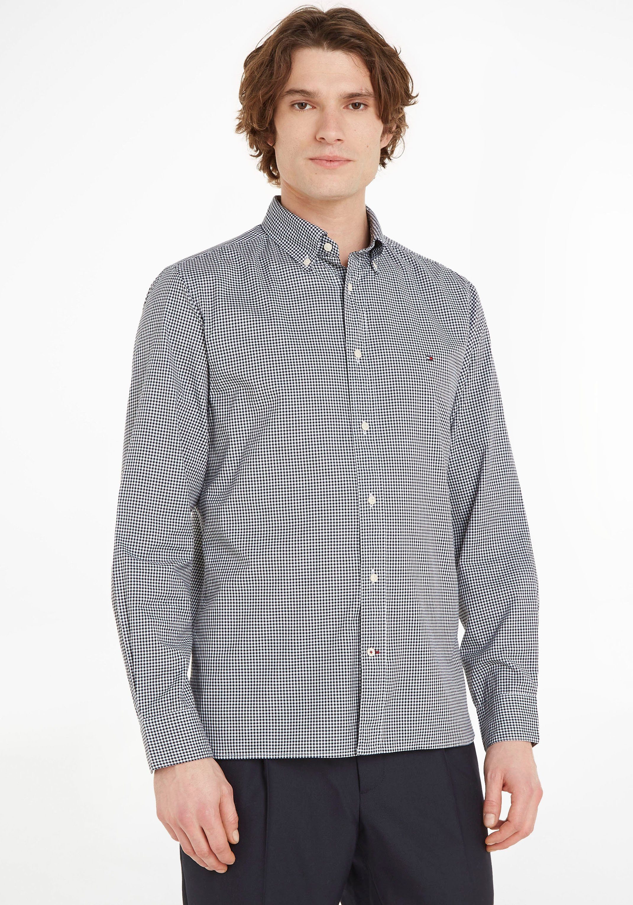 Tommy Hilfiger Langarmhemd NAT. SOFT FLEX günstig online kaufen