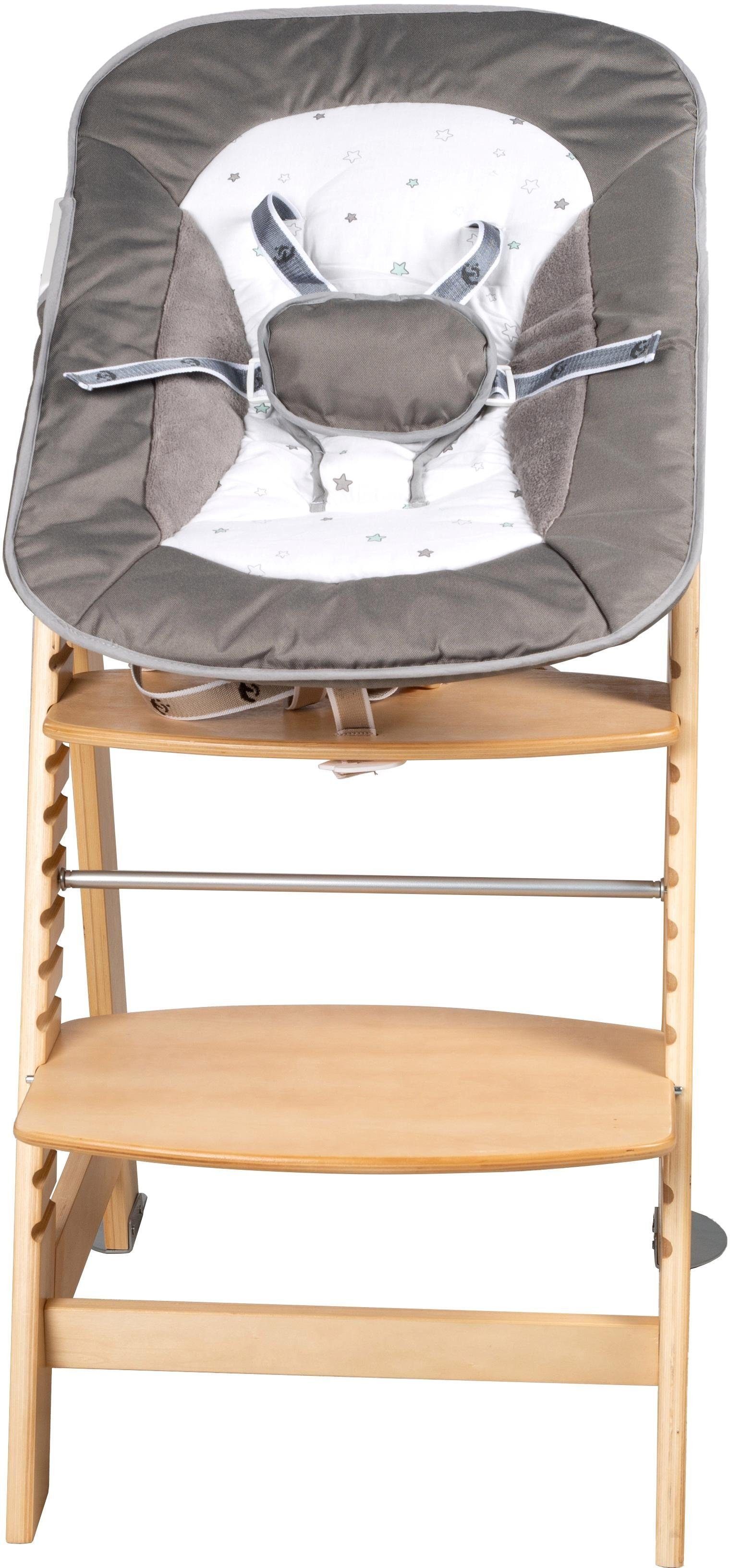 Born Neugeborenen-Aufsatz Sternenzauber, Set Hochstuhl roba® 2-in-1 mit Up,