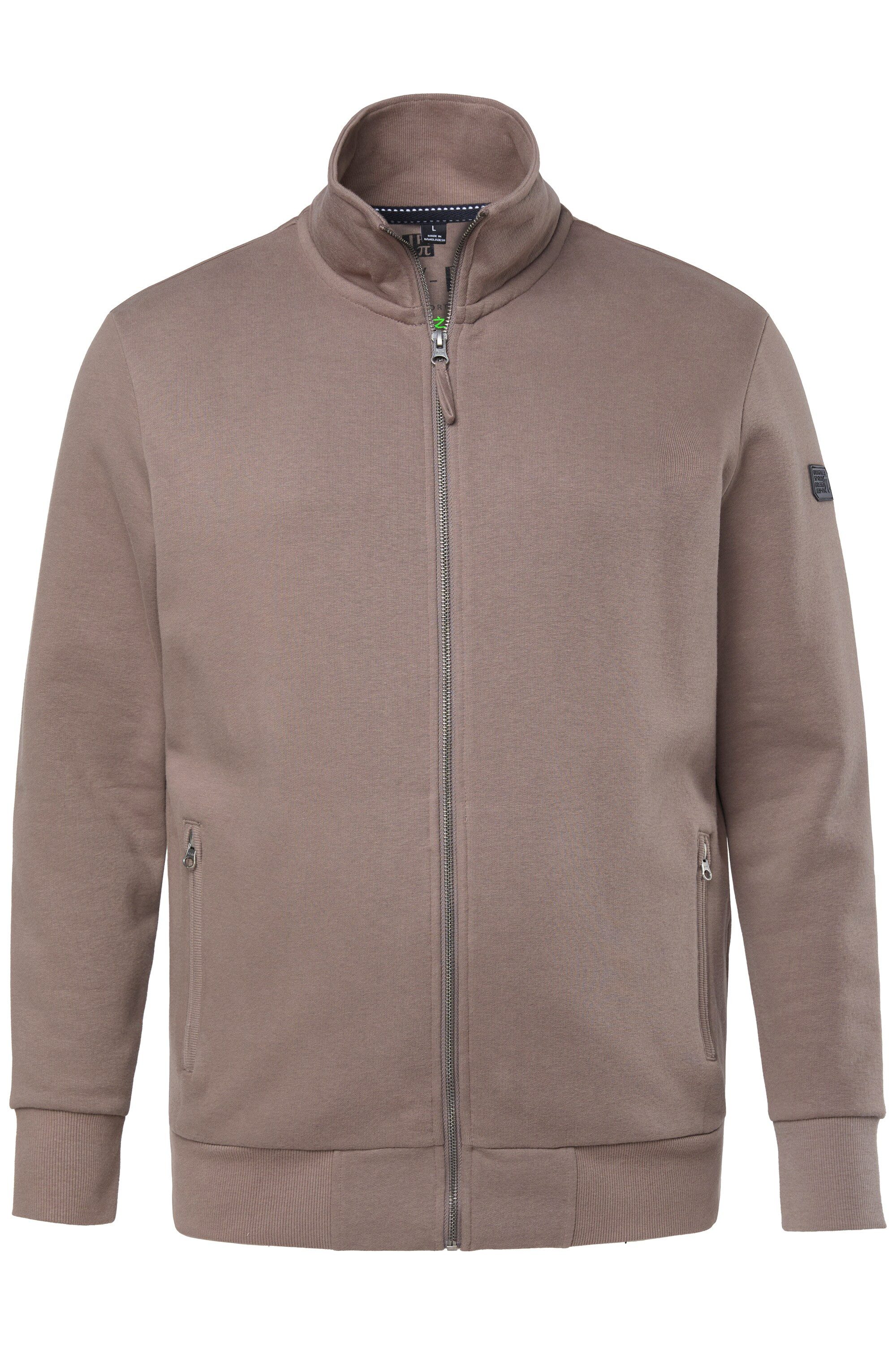 Fleecejacke Sweatjacke Fitness Stehkragen Zipper
