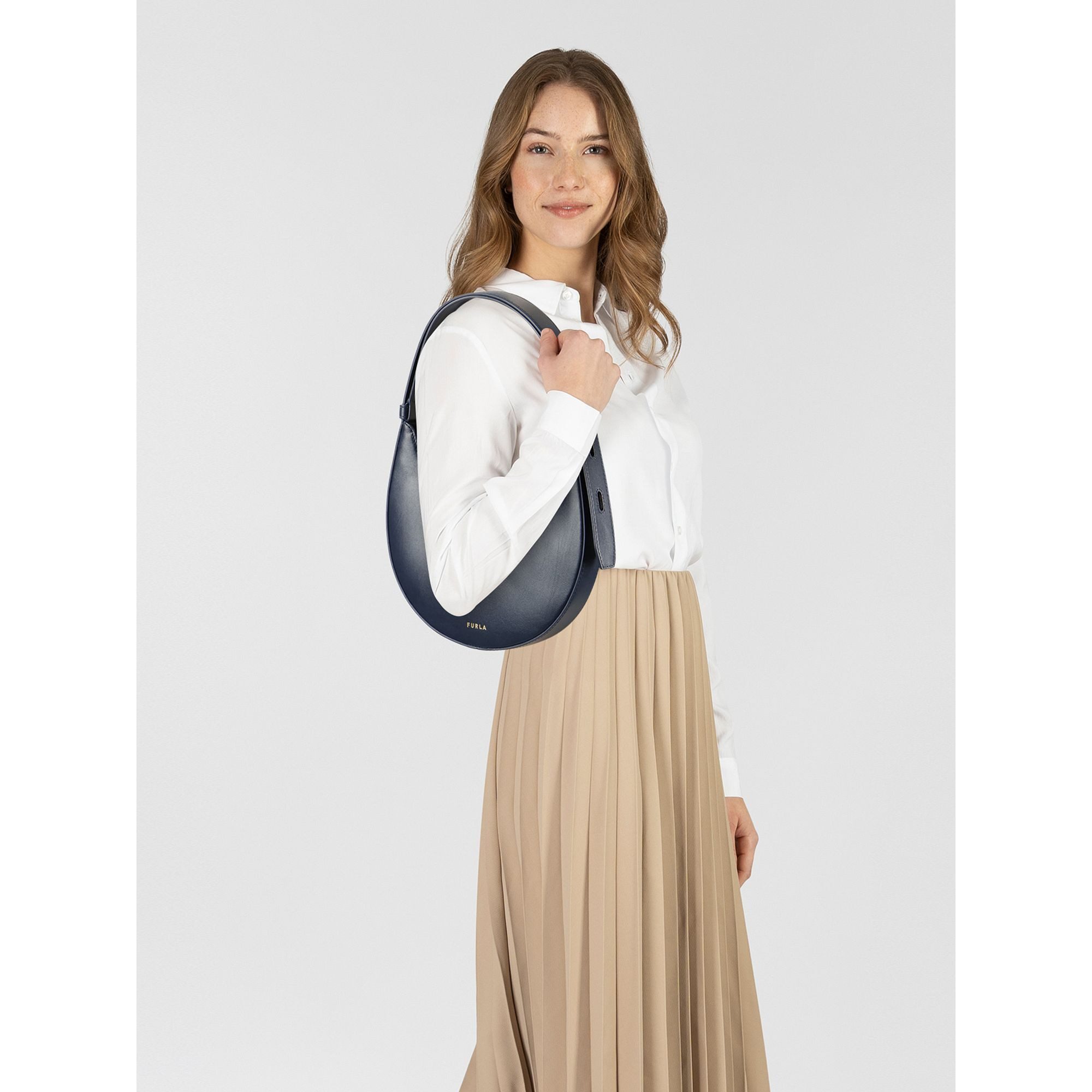 Furla Schultertasche Delizia, Leder