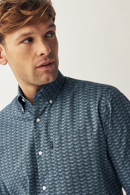 Next Langarmhemd Pflegeleichtes Button-Down-Oxford-Hemd (1-tlg)