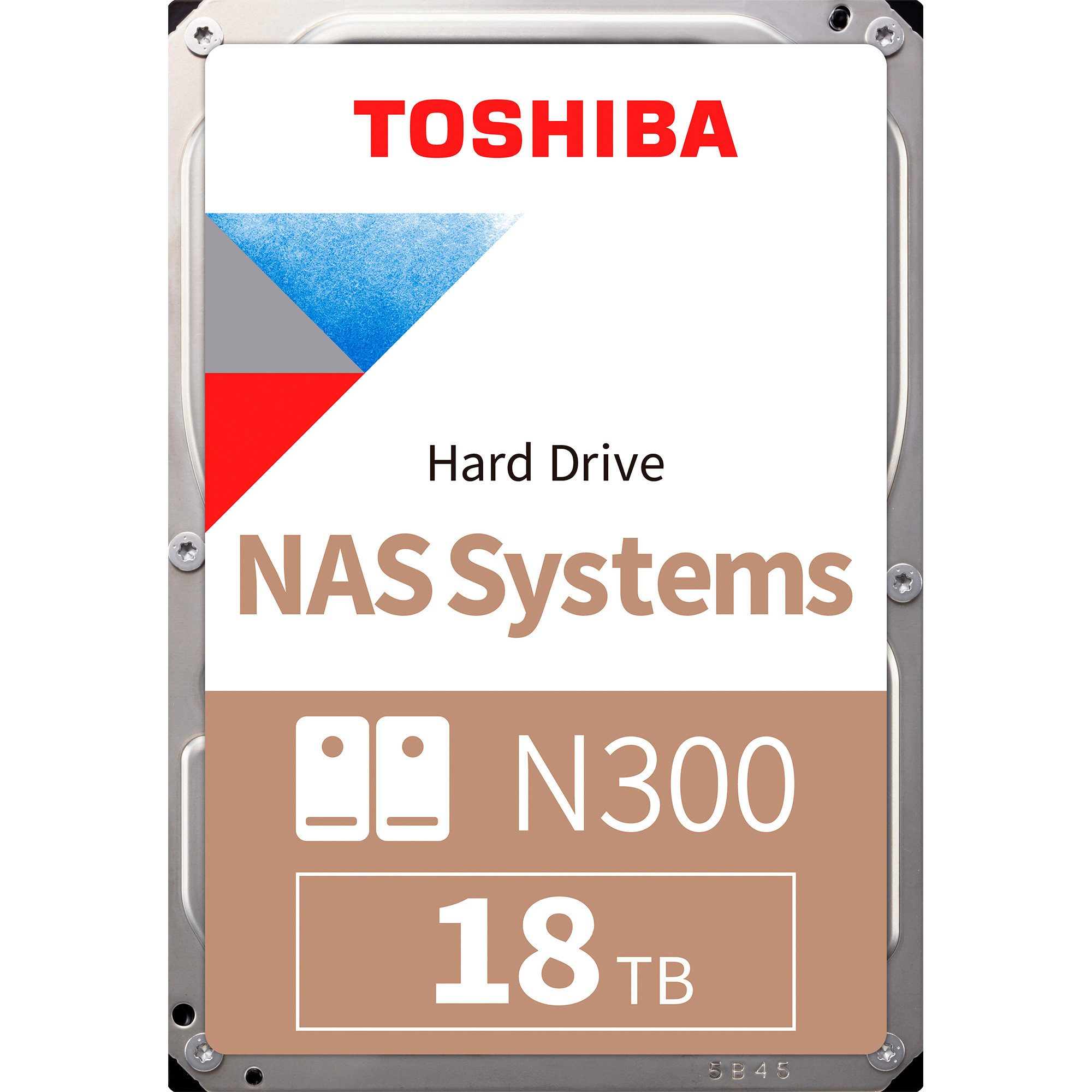 Toshiba Toshiba N300 18 TB, Festplatte, (SATA 6 Gb/s, HDD-Festplatte (18 TB) 3.5"