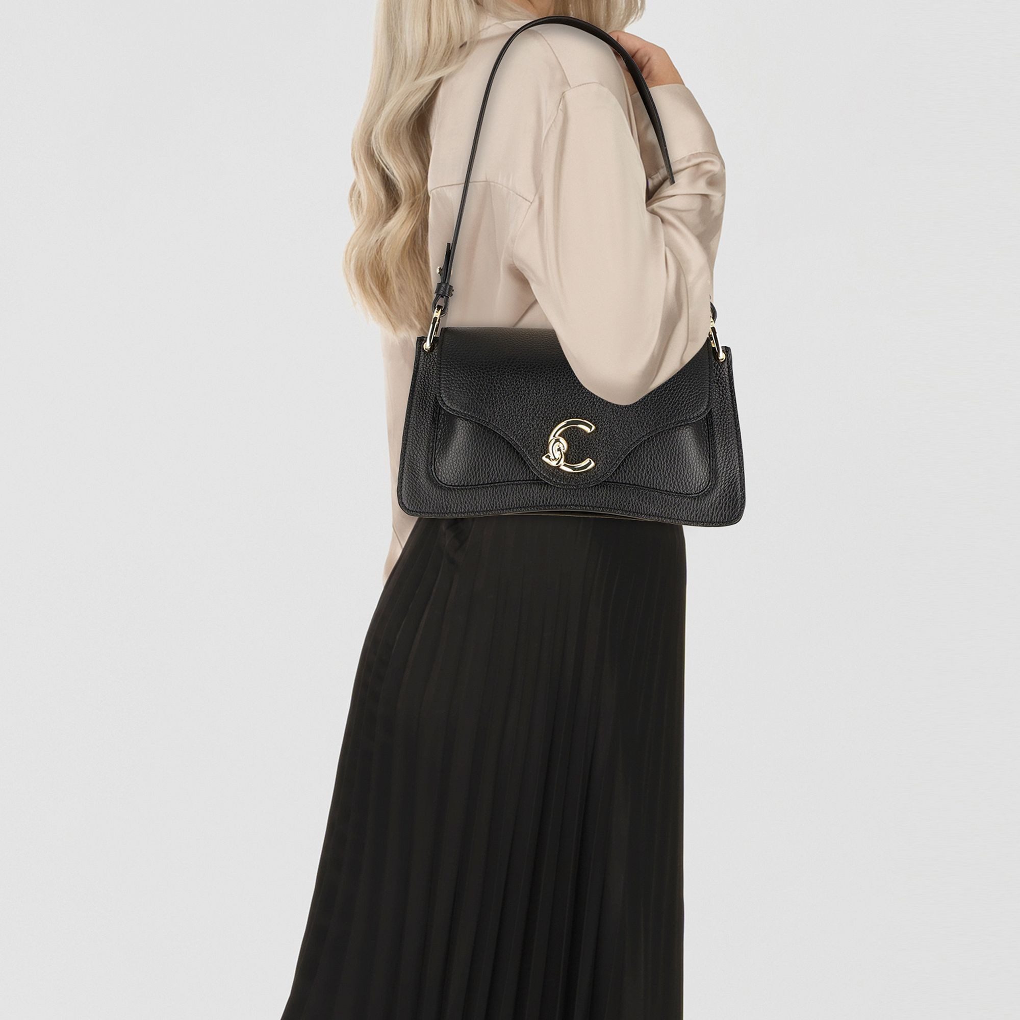 COCCINELLE Schultertasche C-Me, Leder