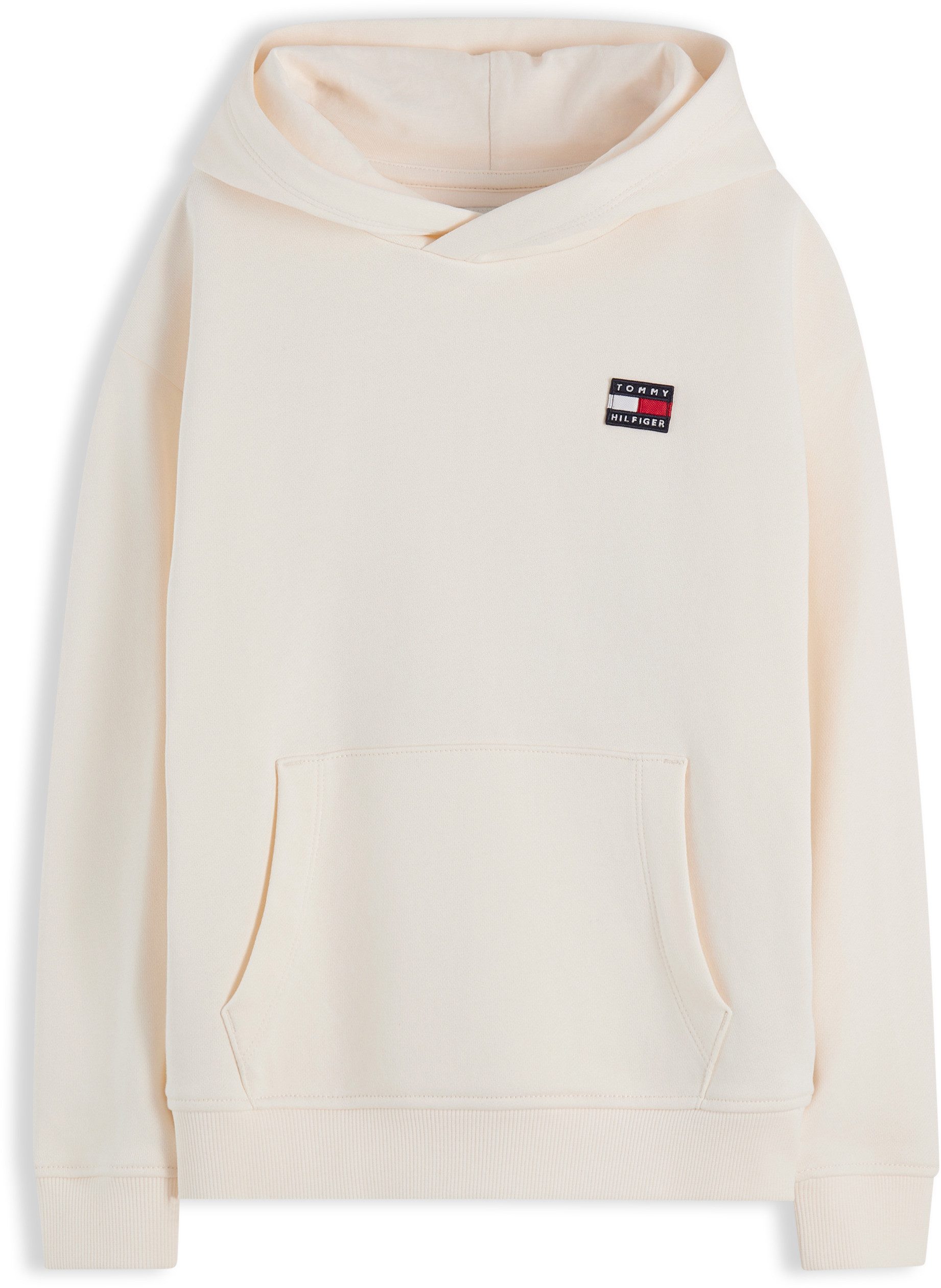 Tommy Hilfiger Kapuzensweatshirt Kängurutasche, reine Baumwolle, Kinder bis 16 Jahre