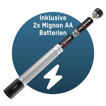 ANSMANN AG LED Taschenlampe ANSMANN DAILY USE LED Taschenlampe 150B inkl. Mignon AA Batterien