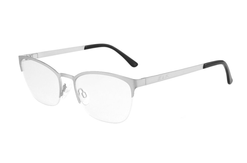 Edison & King Lesebrille Celebrity, entspiegelt - Halbrand Damenbrille - Metallbrille