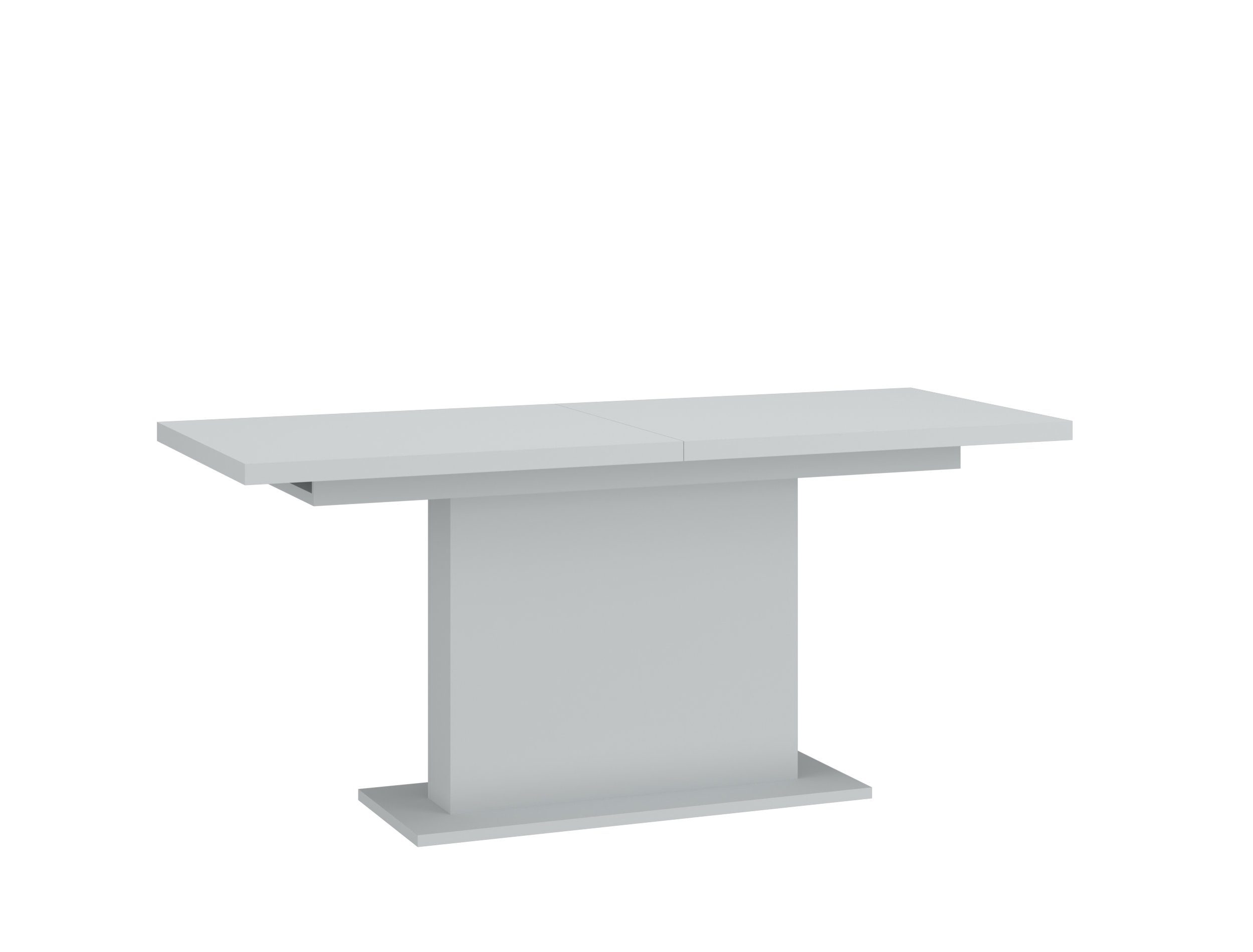 Aschgrau (Esstisch, rechteckig Tisch), ausziehbar, Esstisch, Esstisch Wiola Stylefy