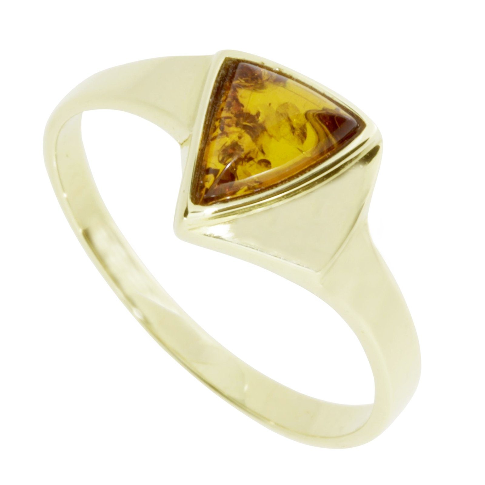 OSTSEE-SCHMUCK Goldring - Malou - Gold 333/000 - Bernstein (1-tlg)