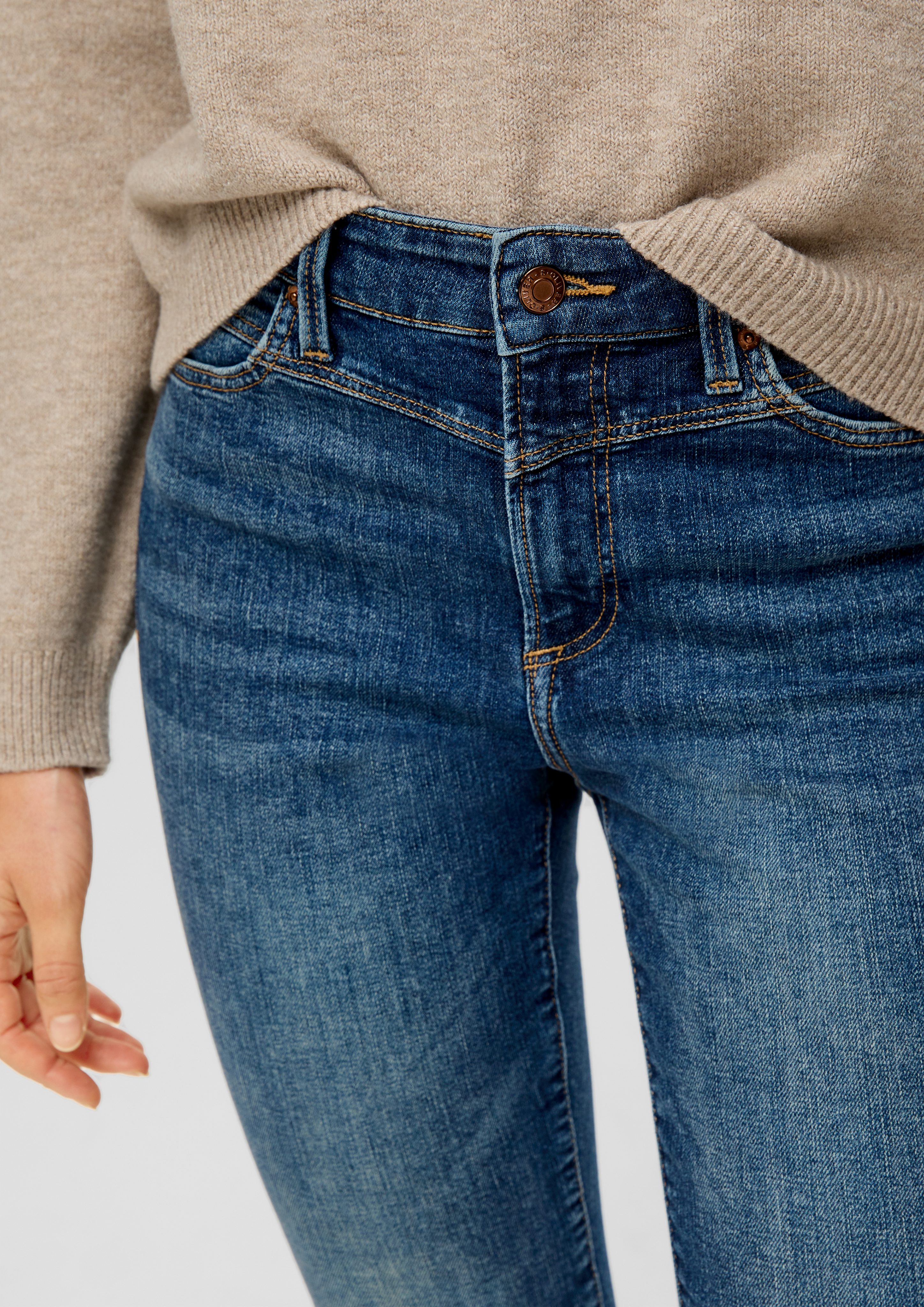 Izabell Jeans Fit / 5-Pocket-Jeans Skinny Rise s.Oliver / Mid Skinny / Leg