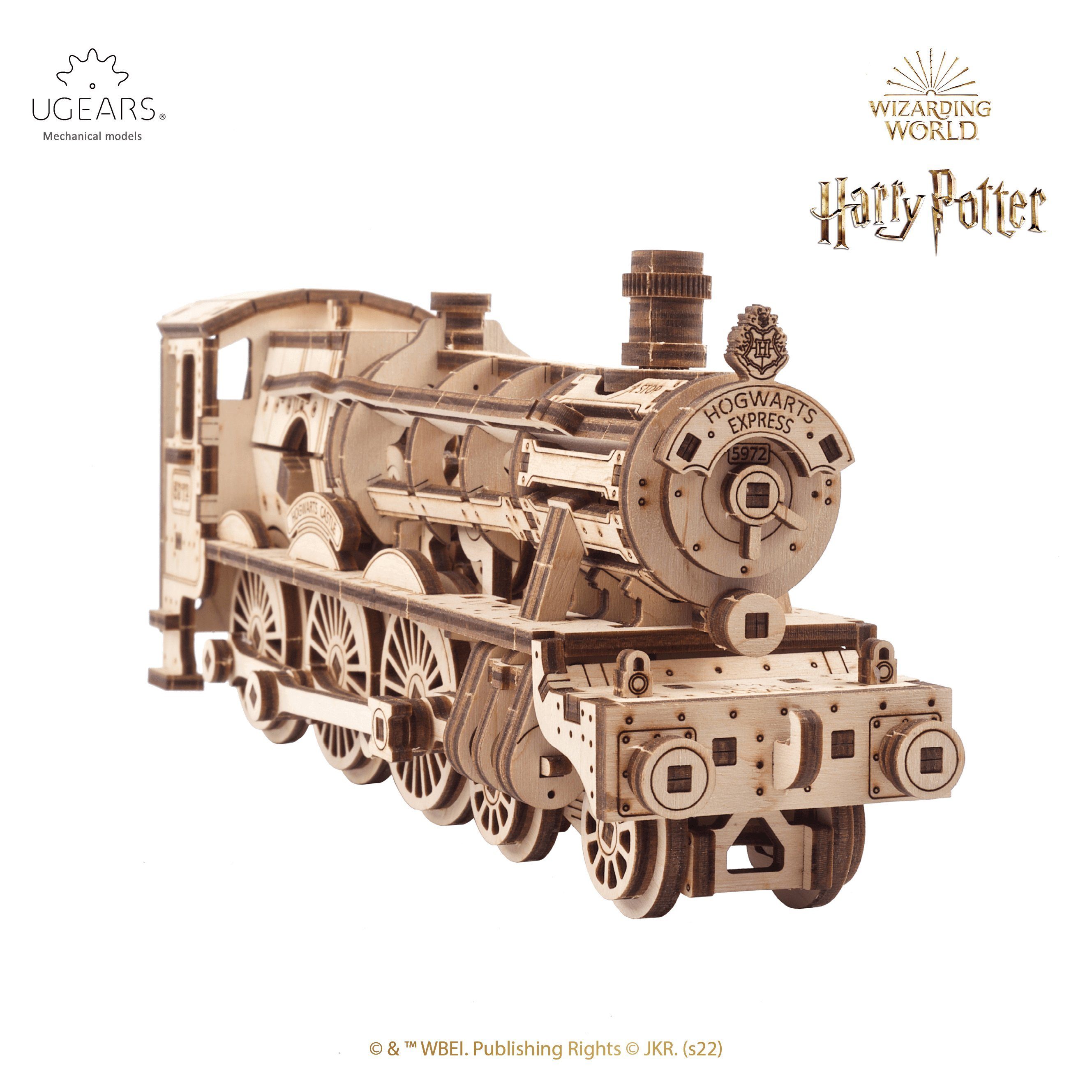 UGEARS Puzzle Ugears Hogwarts Express™ Harry Potter Mechanisches Holzpuzzle, 504 Puzzleteile