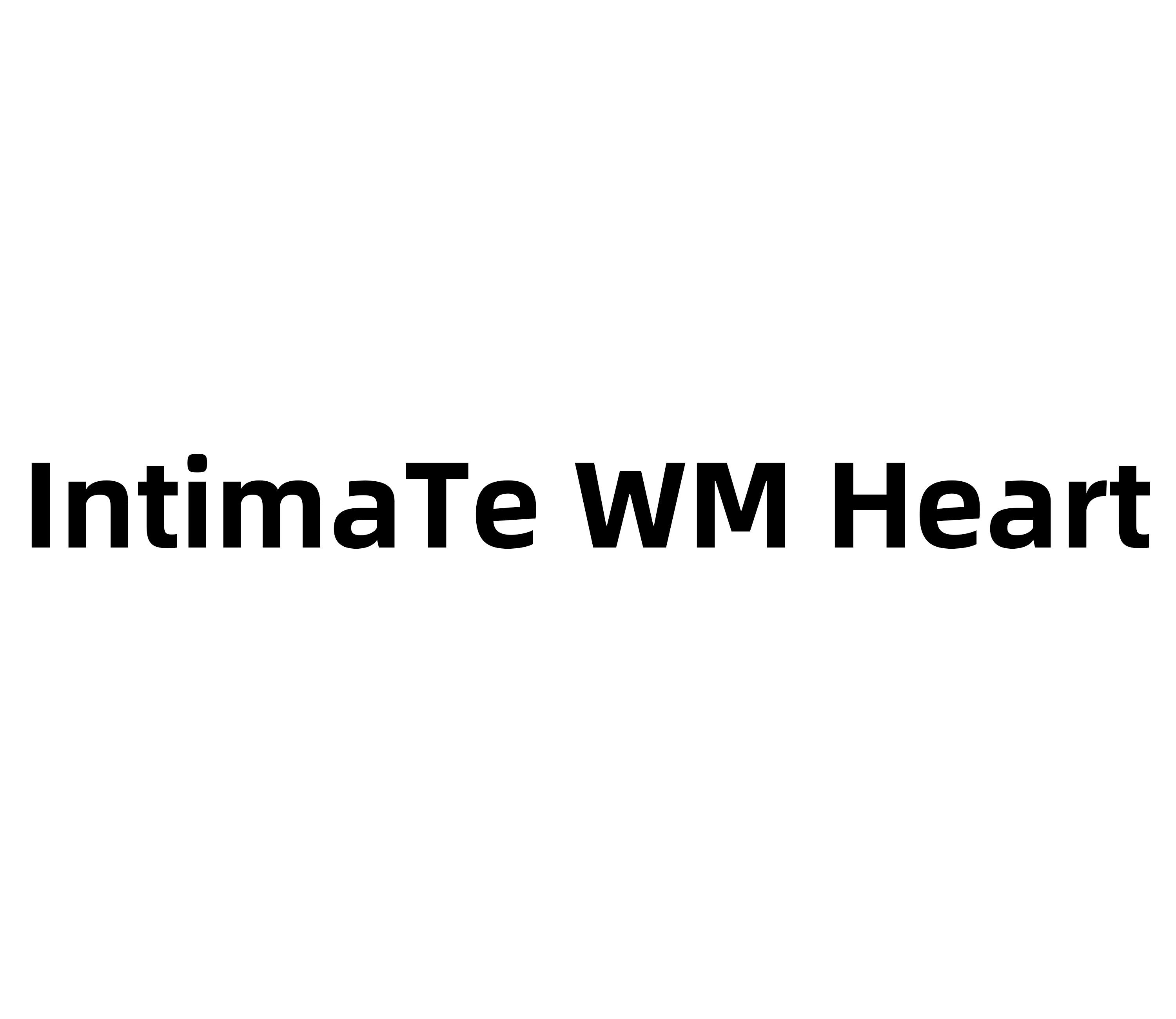 Intimate WM Heart