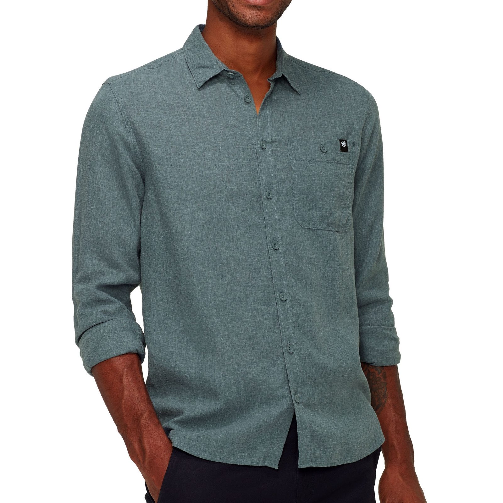 Mammut Langarmhemd Alvra Summer Longsleeve Hemd mit Brusttasche günstig online kaufen