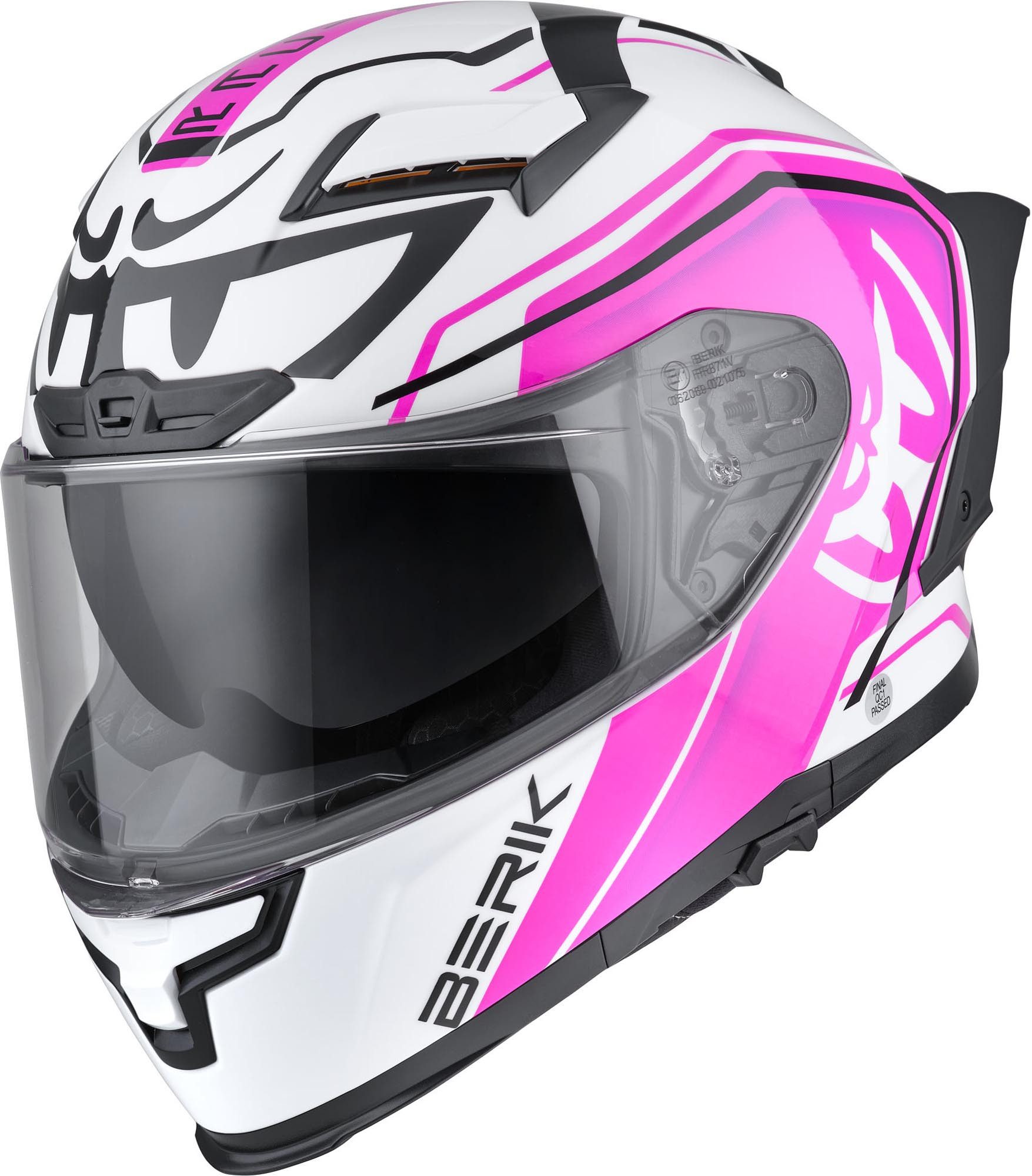 Berik Motorradhelm FF871 Mapuro Helm, Vorbereitet Für Kommunikationssystem,herausnehmbares Innenfutter