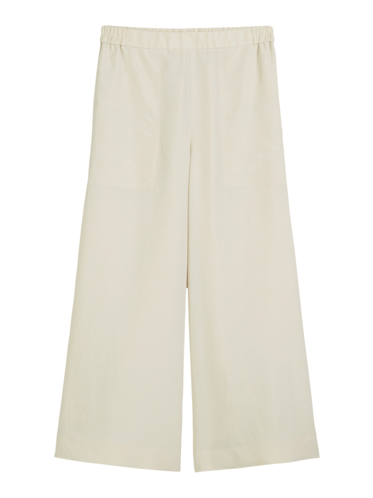Marc O'Polo Stretch-Hose natur, Casual, Lyocell, Unifarben, Wide Leg, Mittel