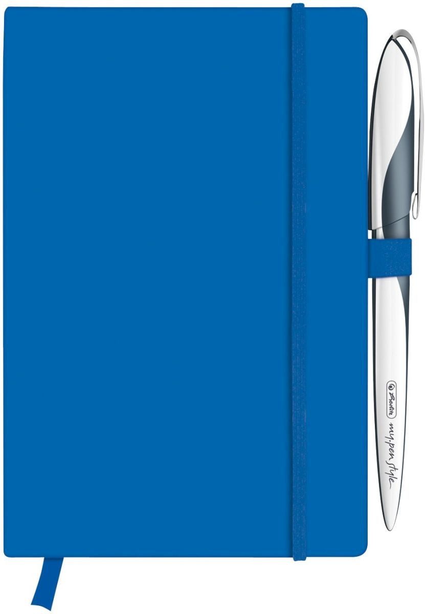 Herlitz Notizbuch Notizbuch Classic A6 96 Blatt kariert blue my.book