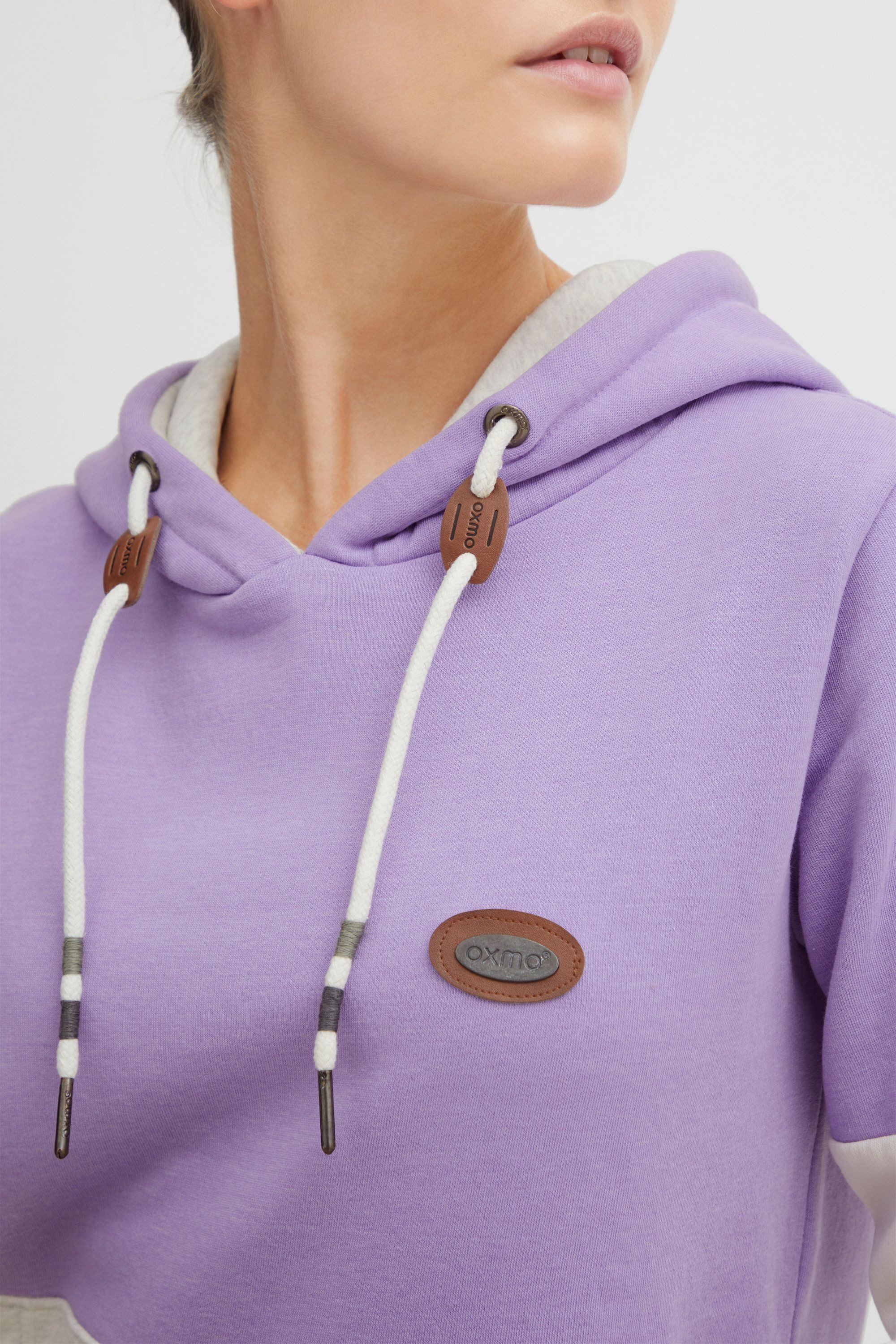 OXMO Hoodie OXKathrine Sweatpullover mit Kapuze