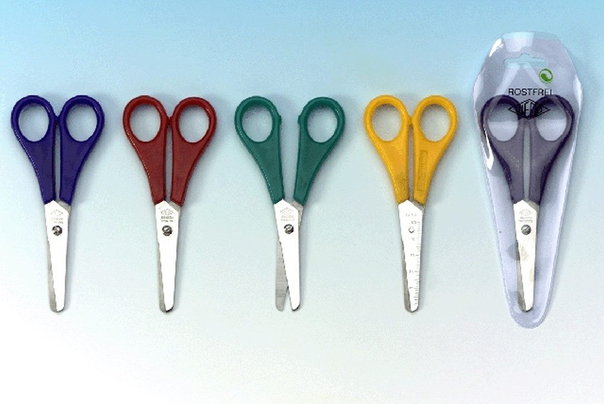WEDO Papierscheren Bastelschere rund 13cm.