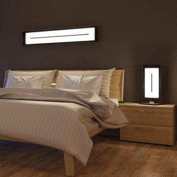 EVOTEC LED Deckenleuchte ZEN, dimmbar über Fernbedienung, LED fest integriert, Neutralweiß, Tageslichtweiß, Warmweiß, LED Deckenlampe, Wandleuchte, Made in Germany