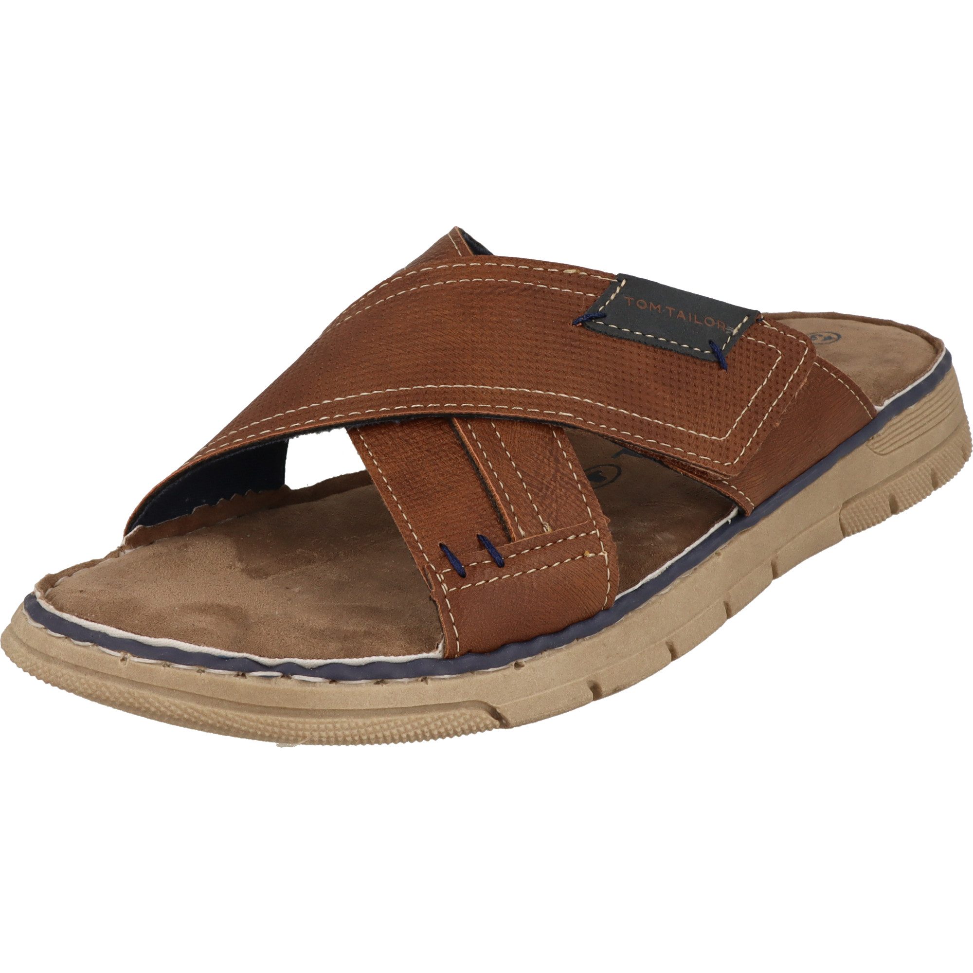 TOM TAILOR Herren 7480210001 Komfort Slipper Sandalette verstellbar, gepolstert