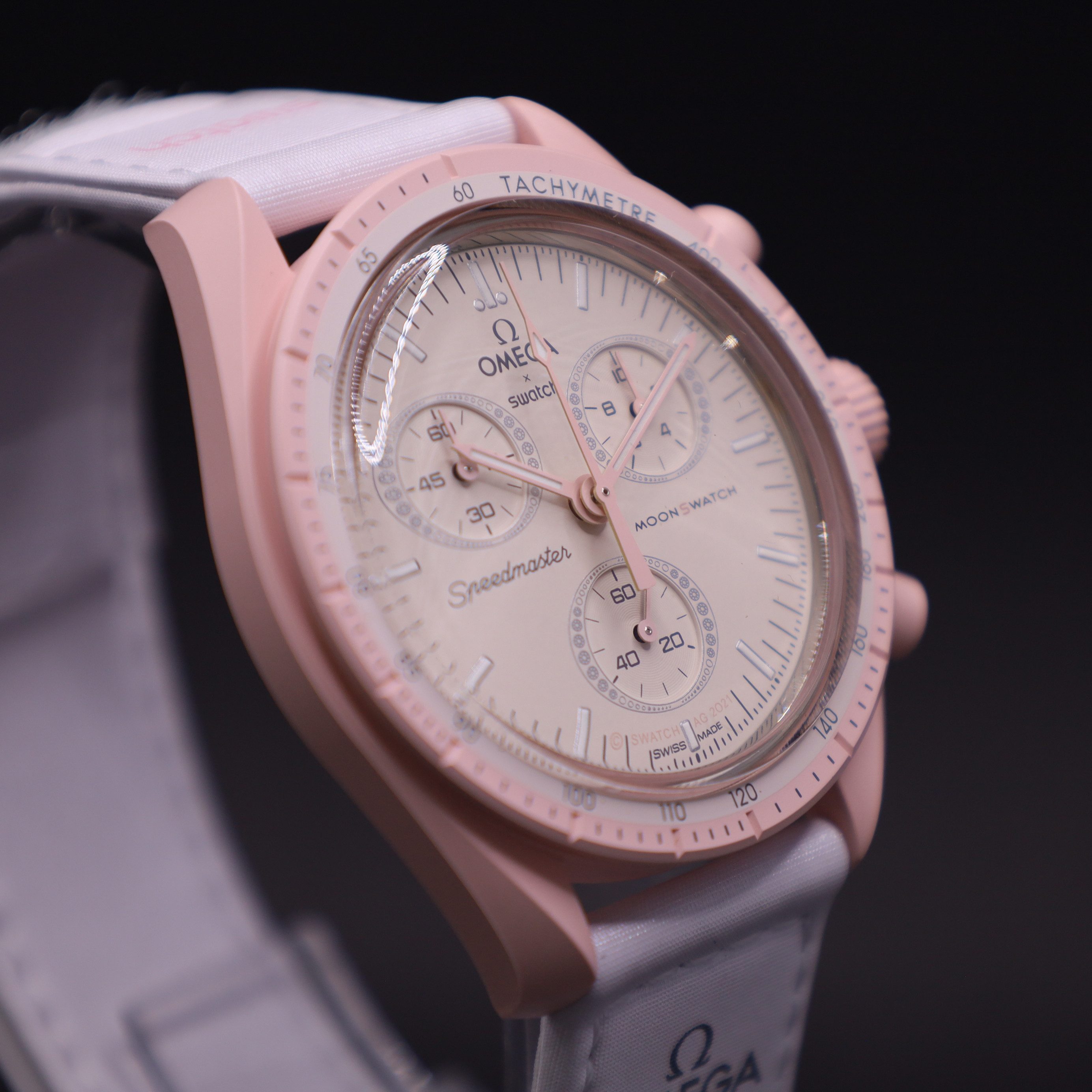 Swatch Chronograph Omega Swatch Bioceramic Moonswatch Mission To Venus – Bild 4 von 5