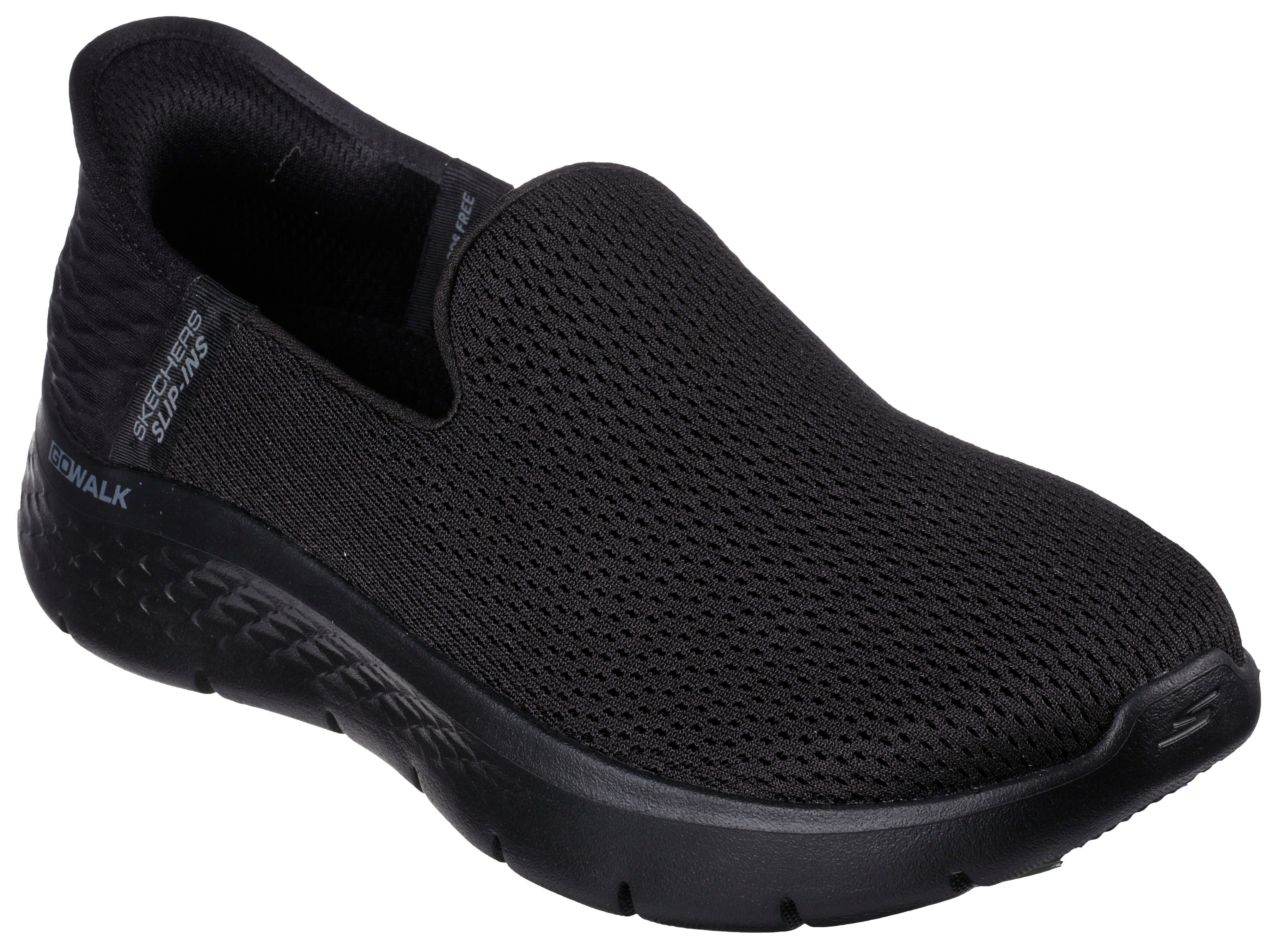 Skechers GO WALK FLEX RELISH Slip-On Sneaker Slipper, Freizeitschuh mit Slip Ins-Funktion zum leichten Einschlupf