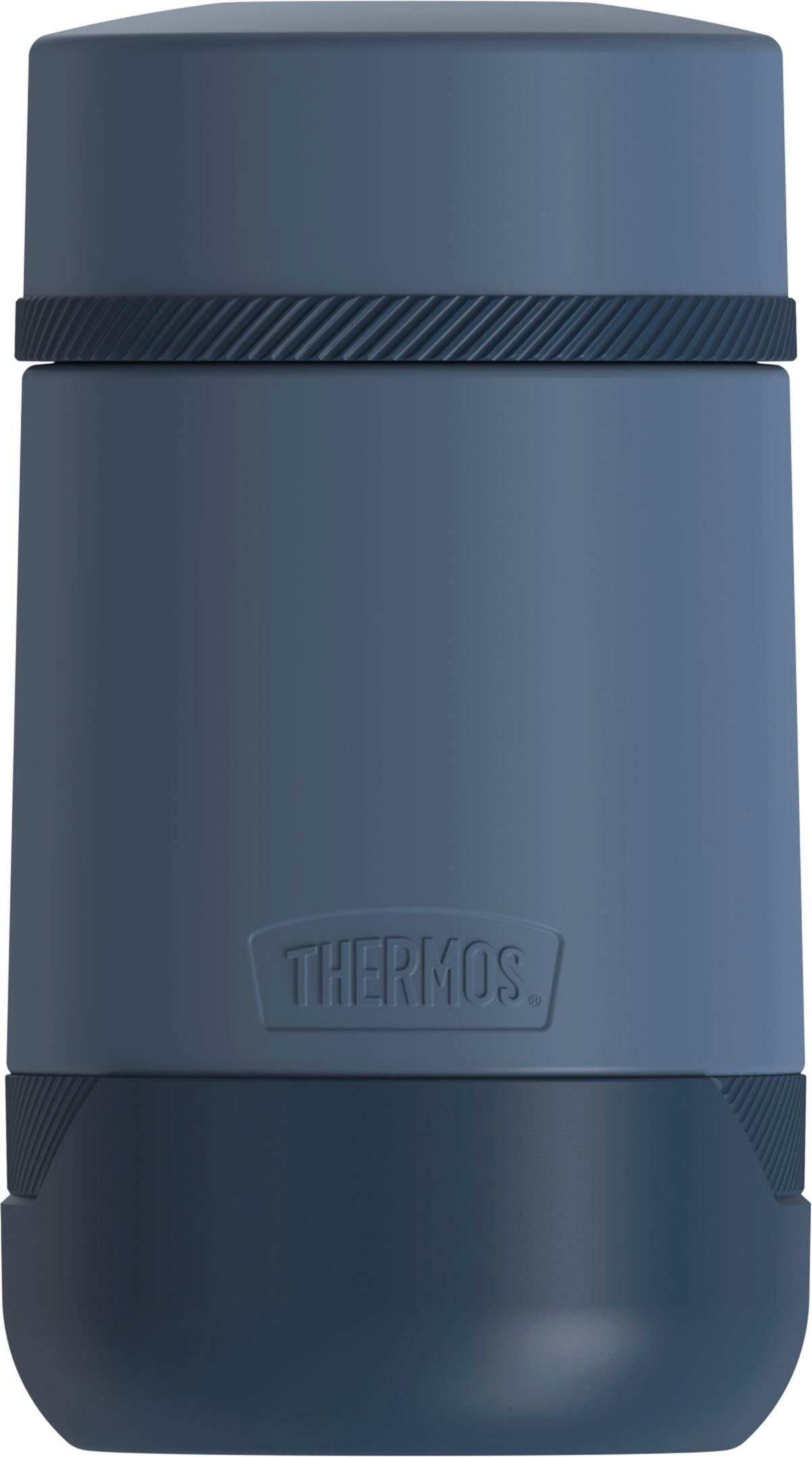 THERMOS Thermobehälter GUARDIAN FOOD JAR, Edelstahl, 500 mat ml blue (1-tlg), lake Silikon