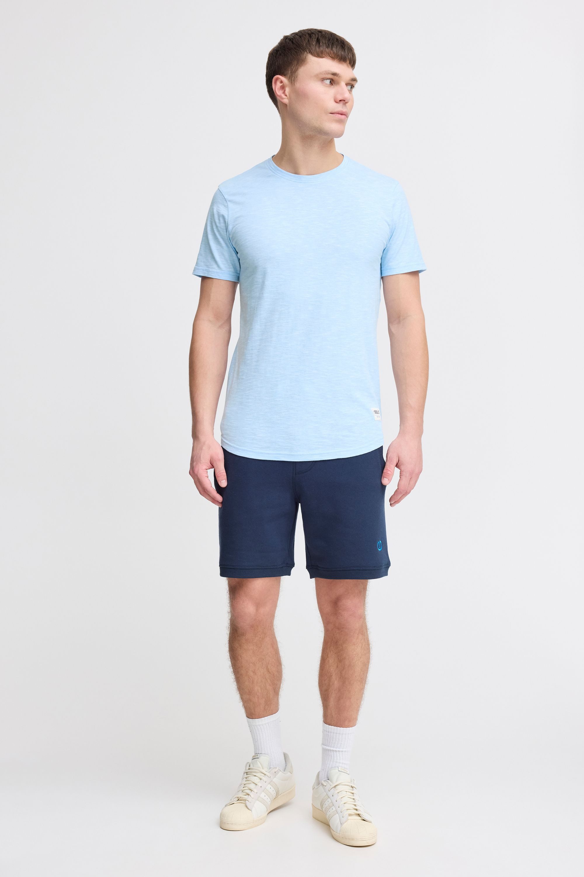 !Solid Rundhalsshirt SDFigos Kurzarmshirt mit Melierung