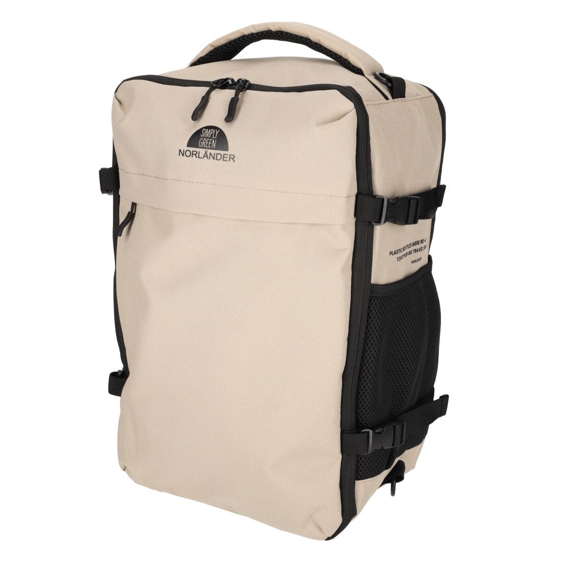 Reiserucksack Handgepäck-Rucksack – Nachhaltige Reisetasche mit 15,6" Laptopfach
