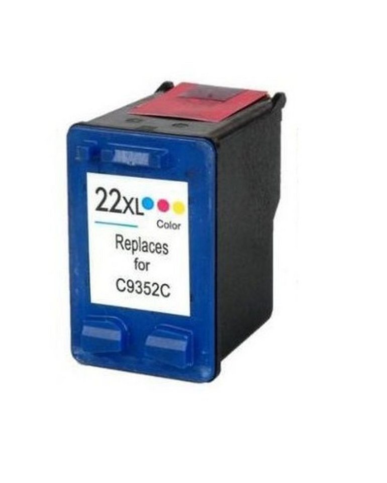 inkpro Druckerpatrone kompatibel mit HP 22 XL color, Tintenpatrone (für HP DeskJet 3910, 3915, 3920, 3940, 3950, D1311, D1320, D1330, D1341, D1360, D1420, D1430, D1445, D1450, D1455, D1460, D1520, D1530, D1560, D1568, D2320, D2330, D2340, D2345, D2360, D2