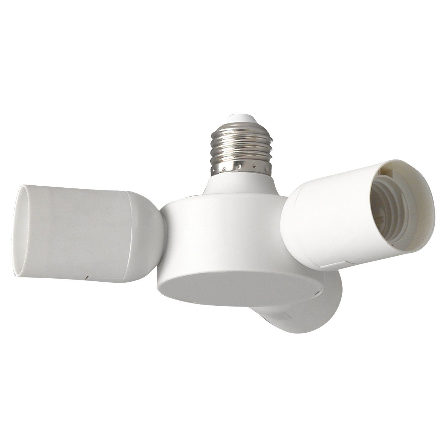 EGLO Lampenfassung RUEDA, Ø 19 cm, Kunststoff, Weiß, (1-St), 3 Fassungen für Leuchtmittel E27, bis max. 40 Watt
