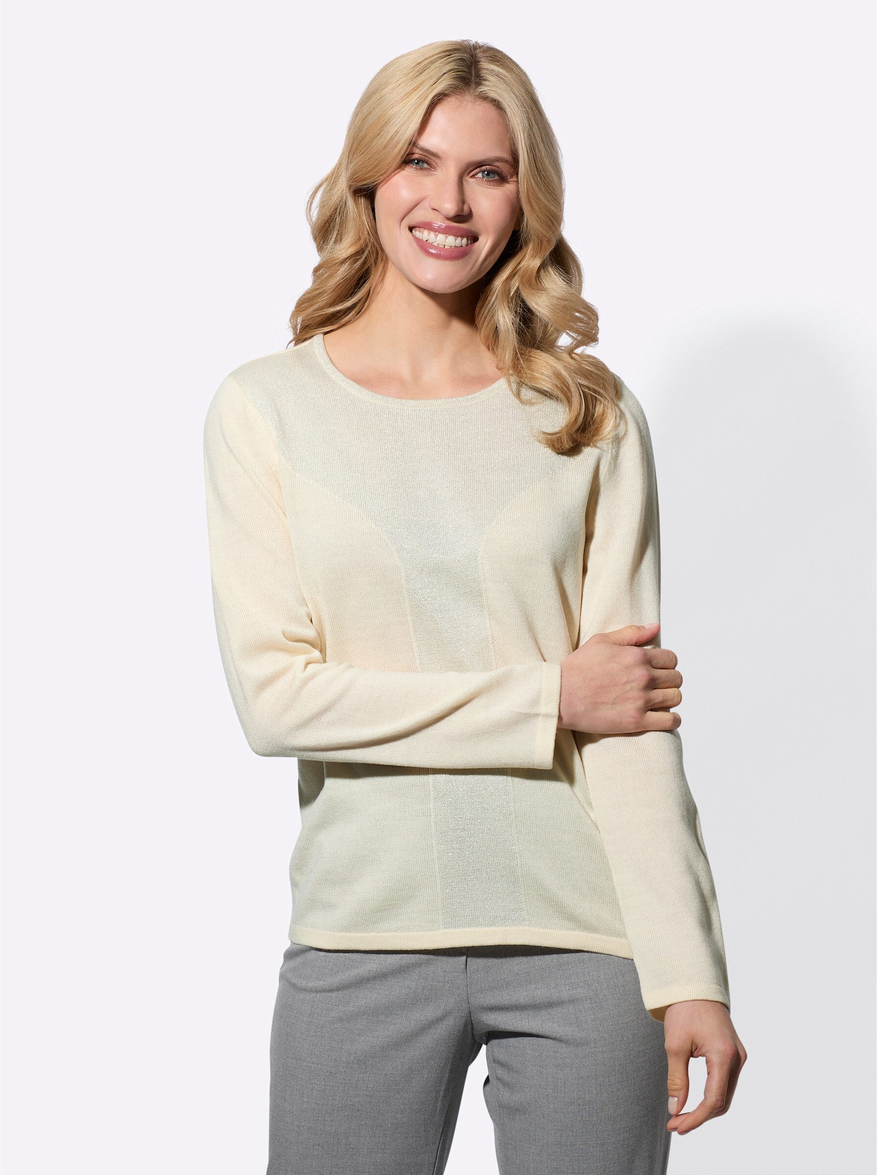 Strickpullover Langarm-Pullover