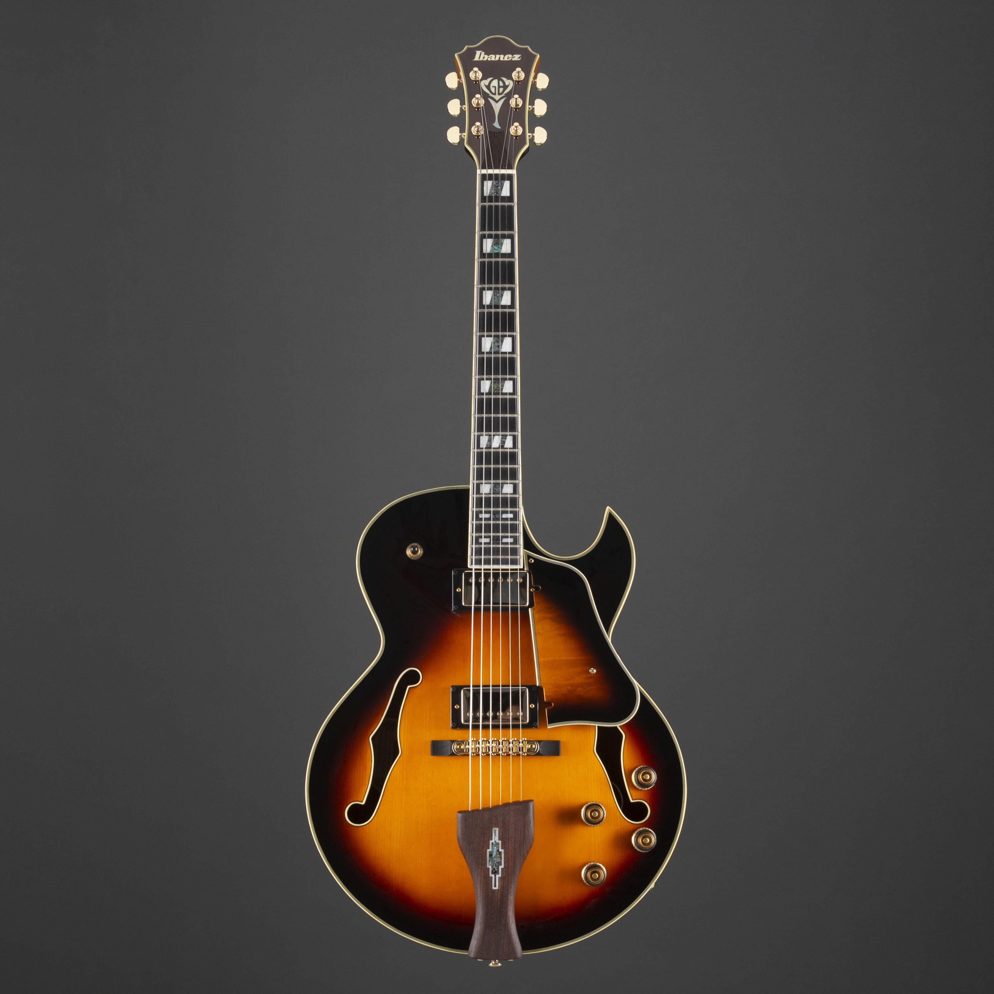 Ibanez Halbakustik-Gitarre, LGB30-VYS Vintage Yellow Sunburst George Benson Signature, Halb-Akustik Gitarren, Hollow-Body Modelle, LGB30-VYS Vintage Yellow Sunburst George Benson Signature -