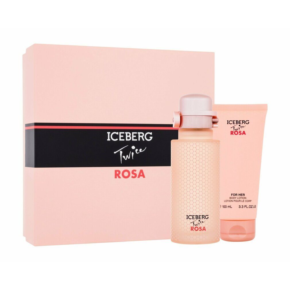 ICEBERG Eau de Toilette Twice Rosa EdT 125ml Spray Locion Perfumada Corporal 100ml