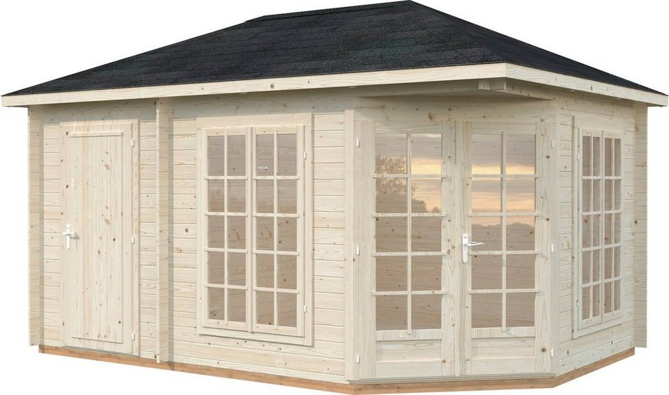 Palmako Gartenhaus »Pavillon Melanie«, BxT: 472×322 cm, naturbelassen