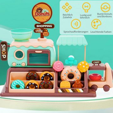 MAGICSHE Lernspielzeug Doughnuts Set Spielzeug Kaufladensortiment Rollenspiel-Spielzeug (34-St)