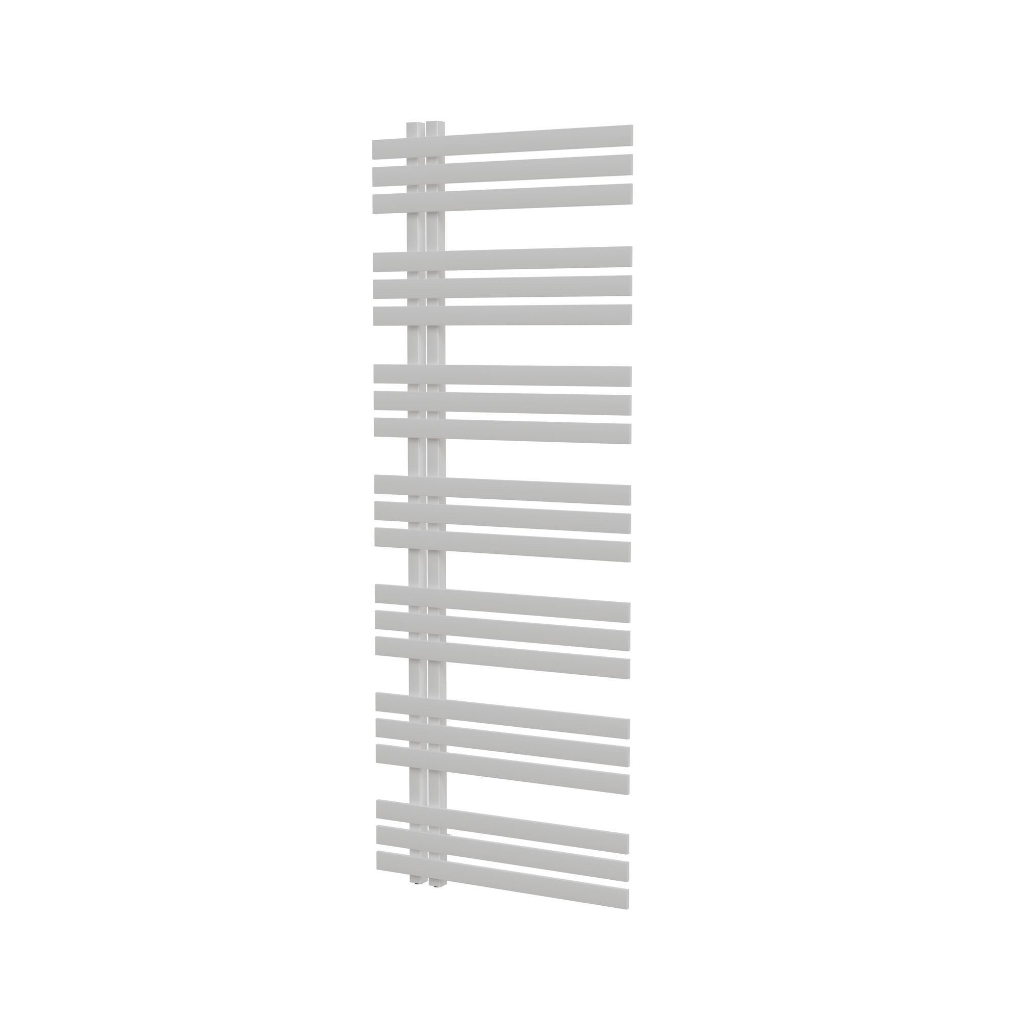 Schulte Designheizkörper IGNIS, mit seitlich versetzen Mittelanschluss, 160 x 60 cm, Alpinweiß