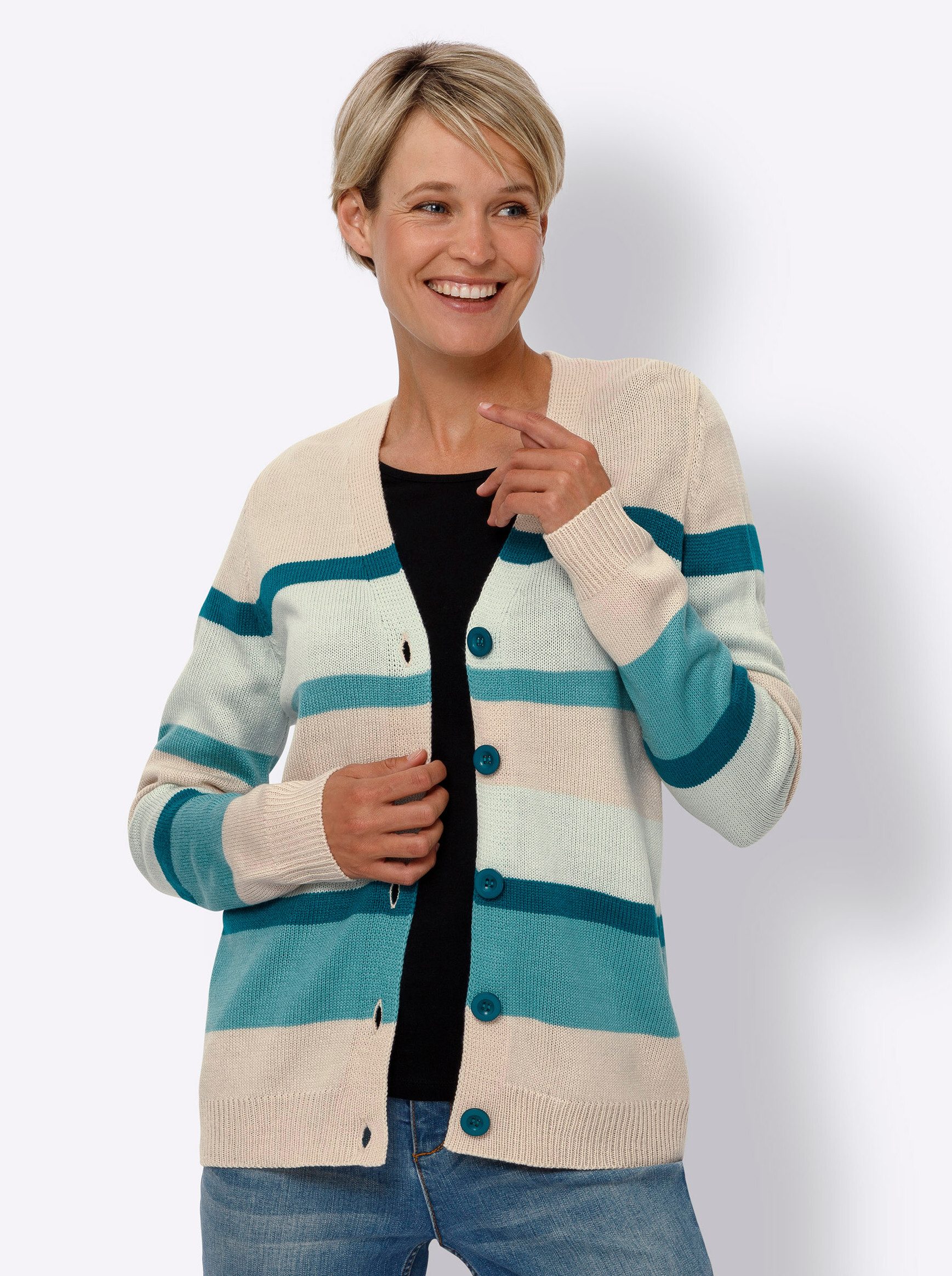 Sieh an! Strickjacke Strickjacke günstig online kaufen