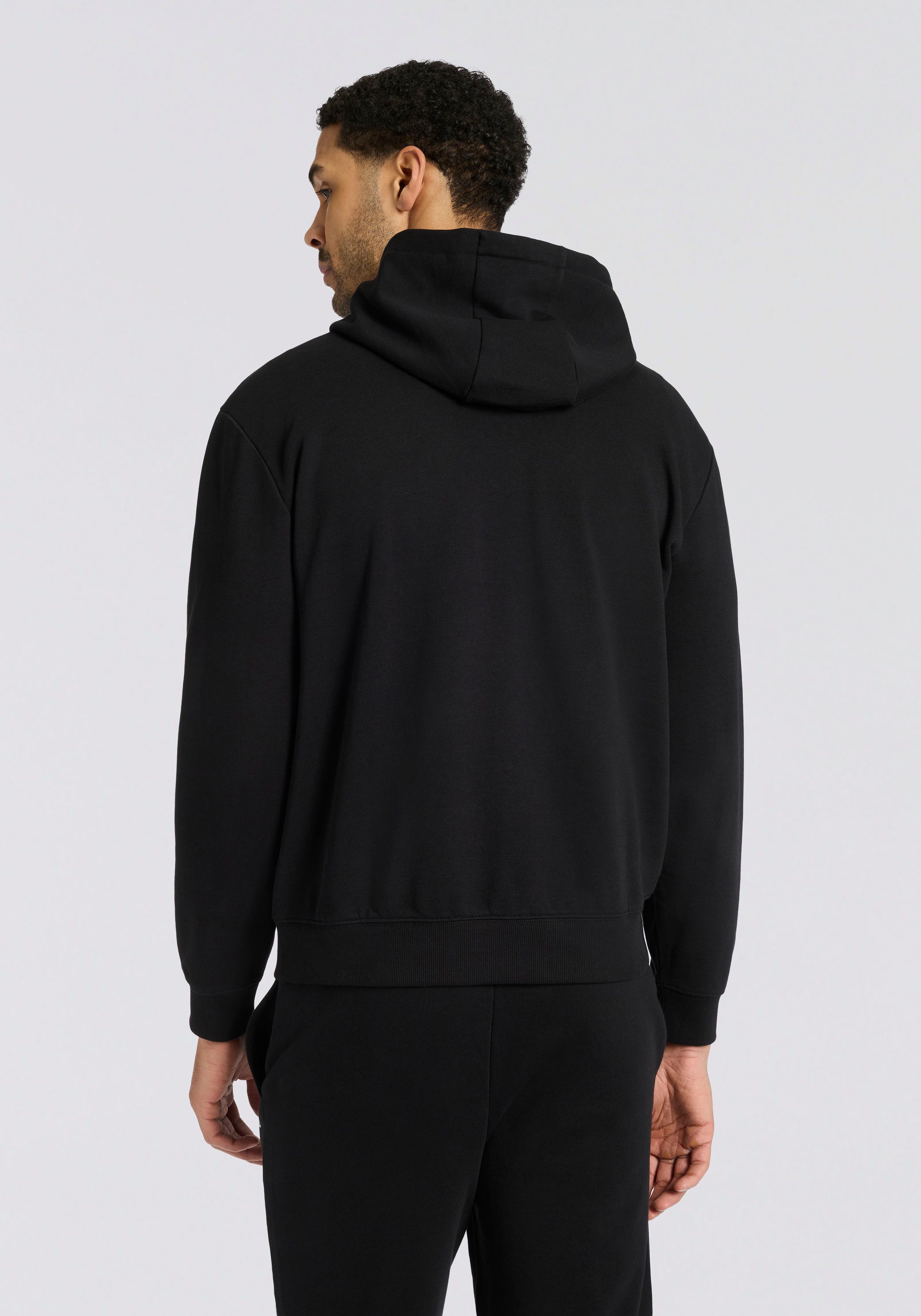 HUGO Kapuzensweatshirt Dapo Kapuze mit Kordelzug, Relaxed Fit, HUGO Logo